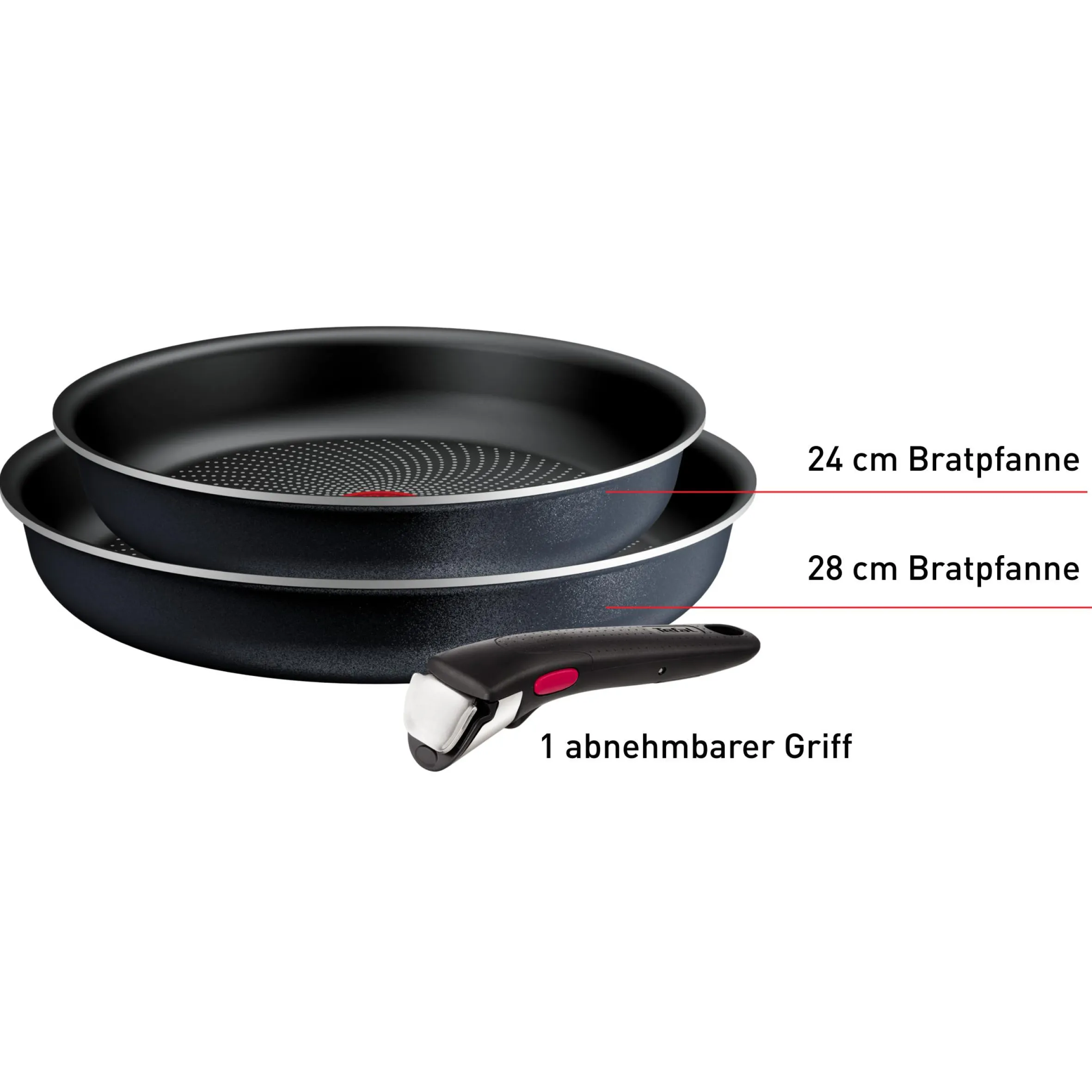 Ingenio So'Light, 3-teiliges Kochgeschirr-Set, L72391|Tefal Best