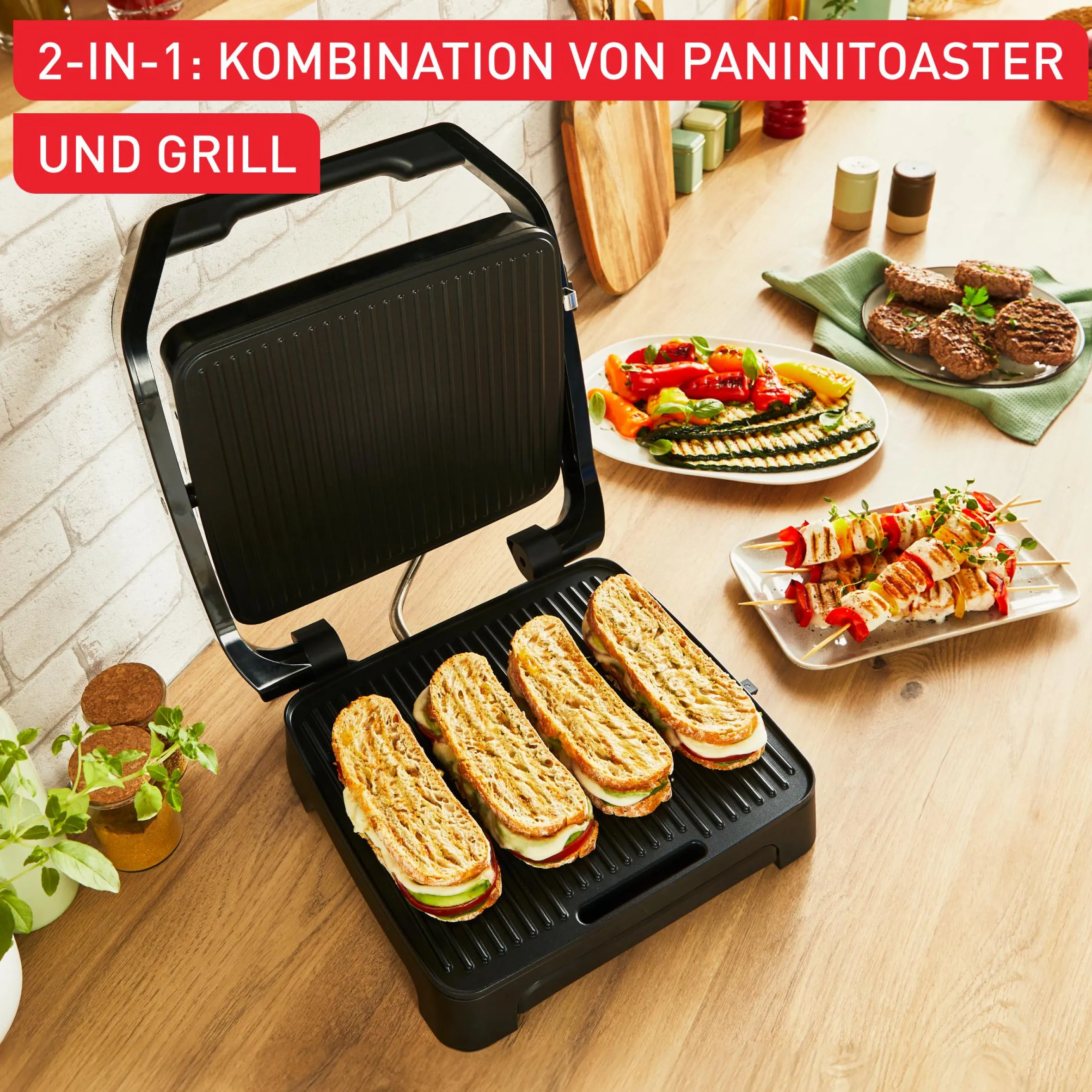 Inicio Adjust Kontaktgrill GC272D|Tefal Hot