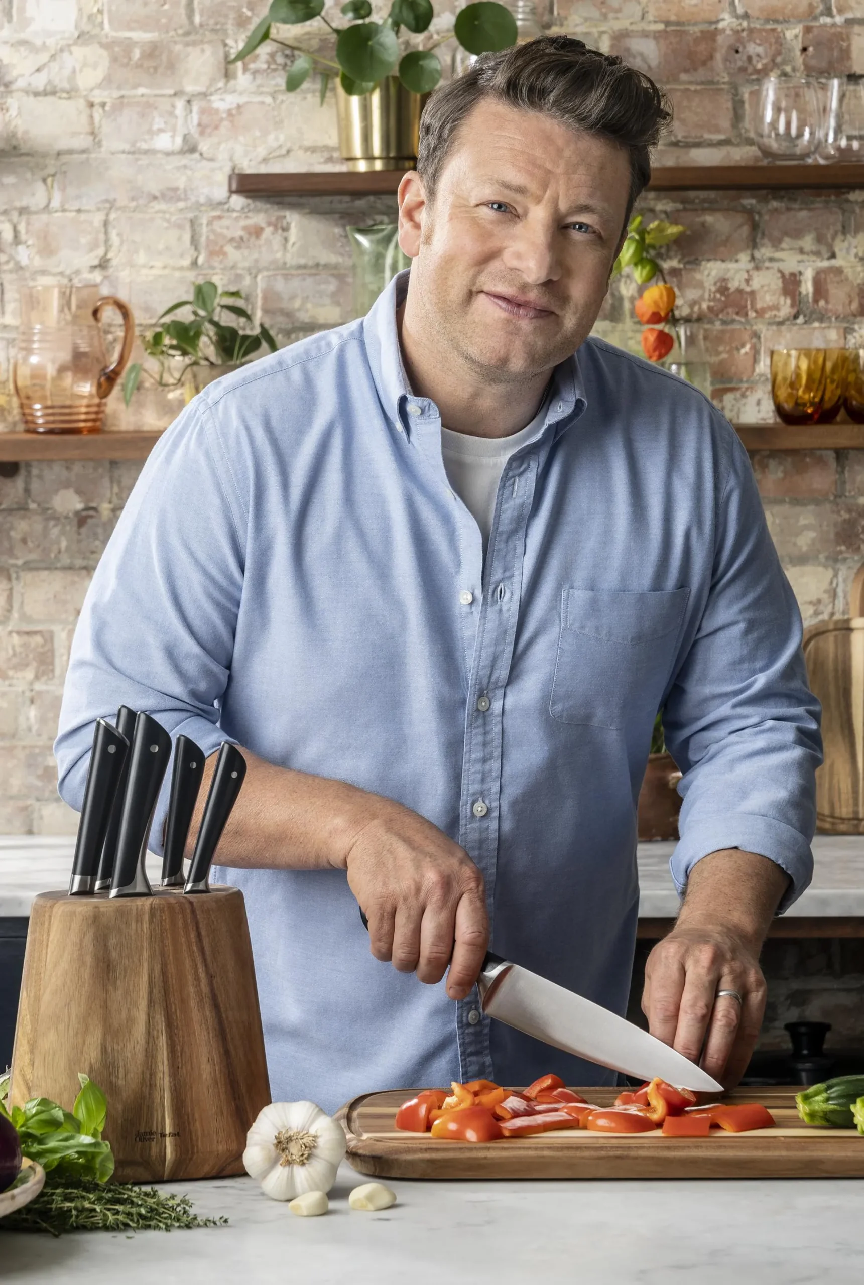 Jamie Oliver by 7 tlg. Messerblock K267S6|Tefal New
