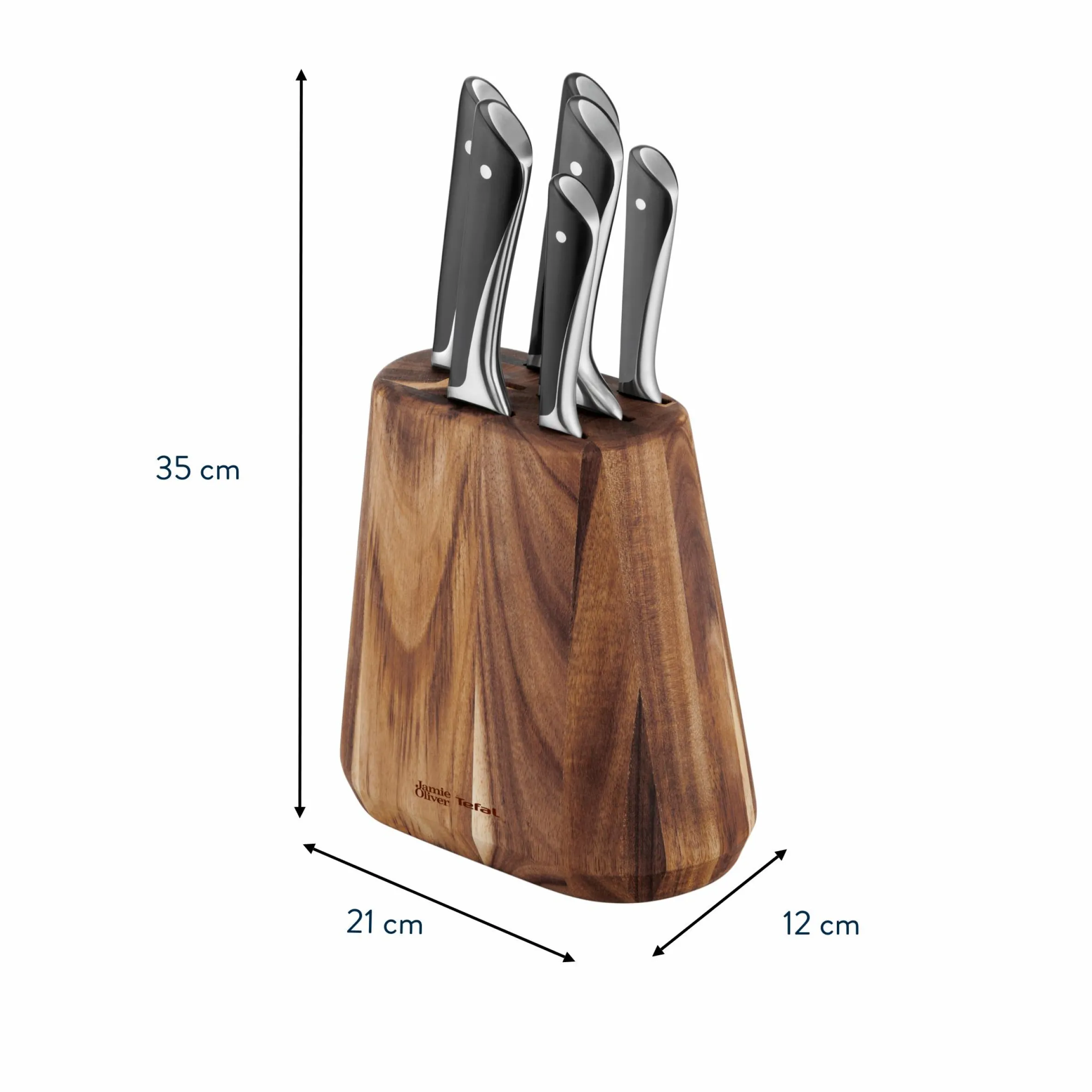 Jamie Oliver by 7 tlg. Messerblock K267S6|Tefal New