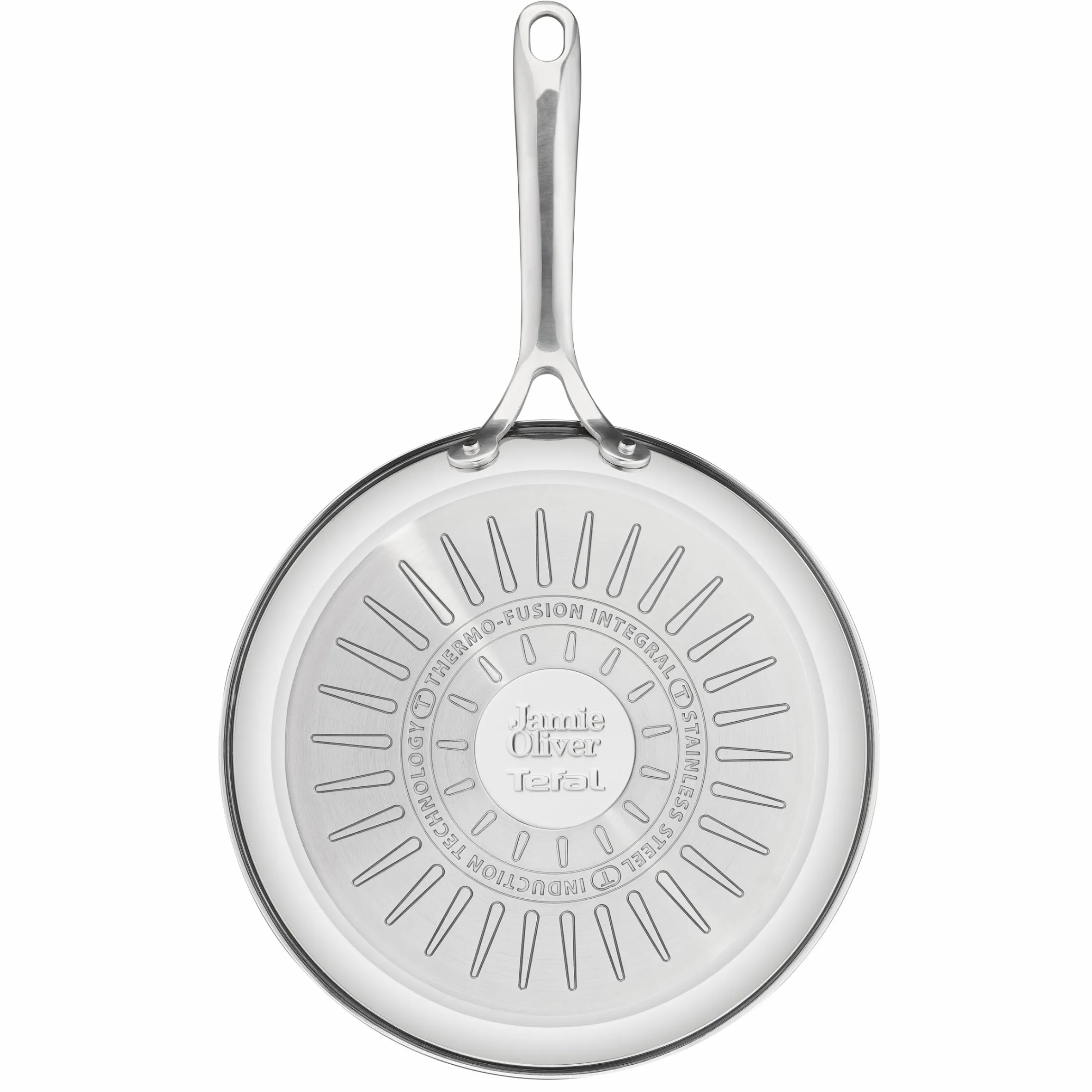Jamie Oliver by Cook Smart Pfanne aus unversiegeltem Edelstahl 28cm E31106|Tefal Discount