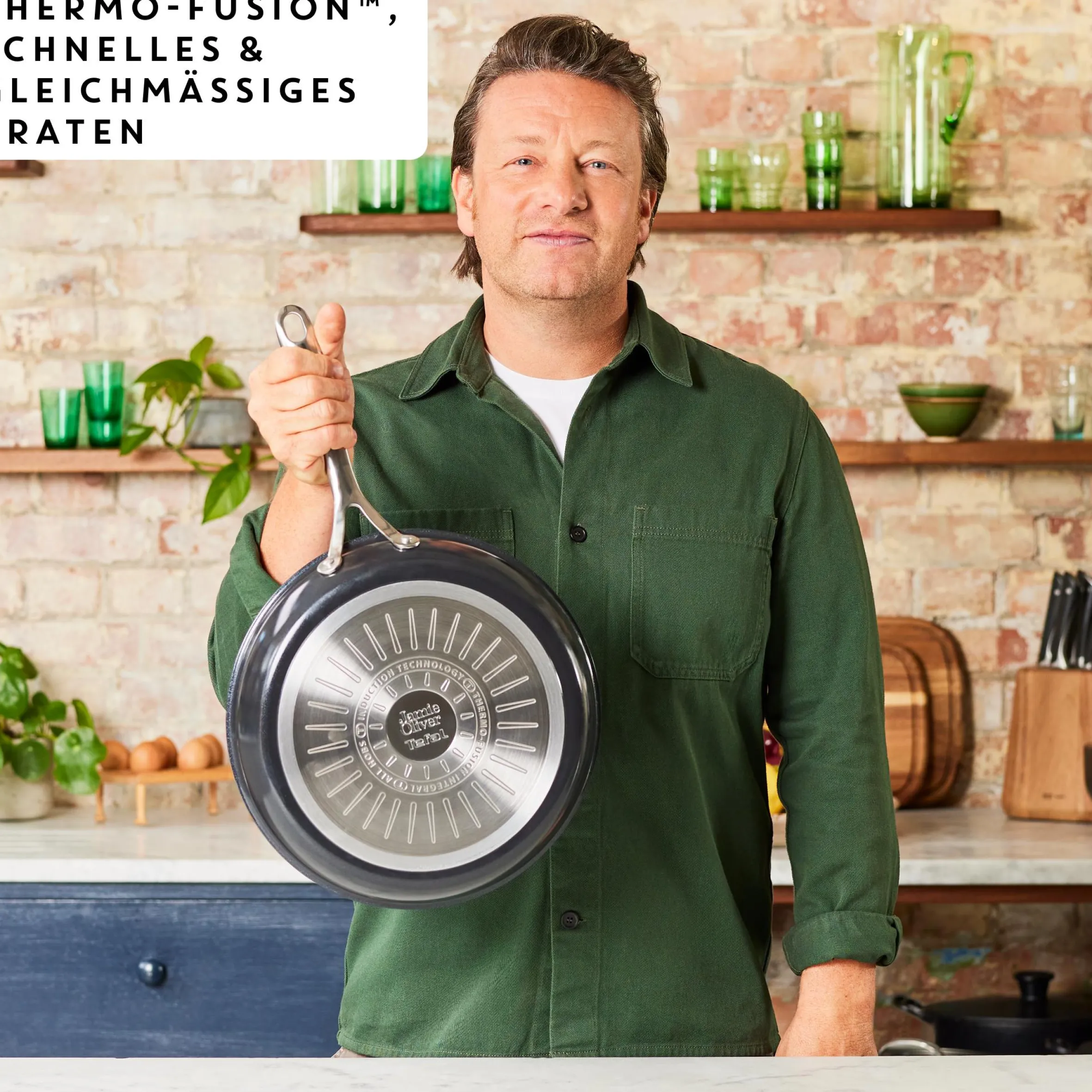 Jamie Oliver by Enjoy Keramikwokpfanne 28cm C47119|Tefal Best