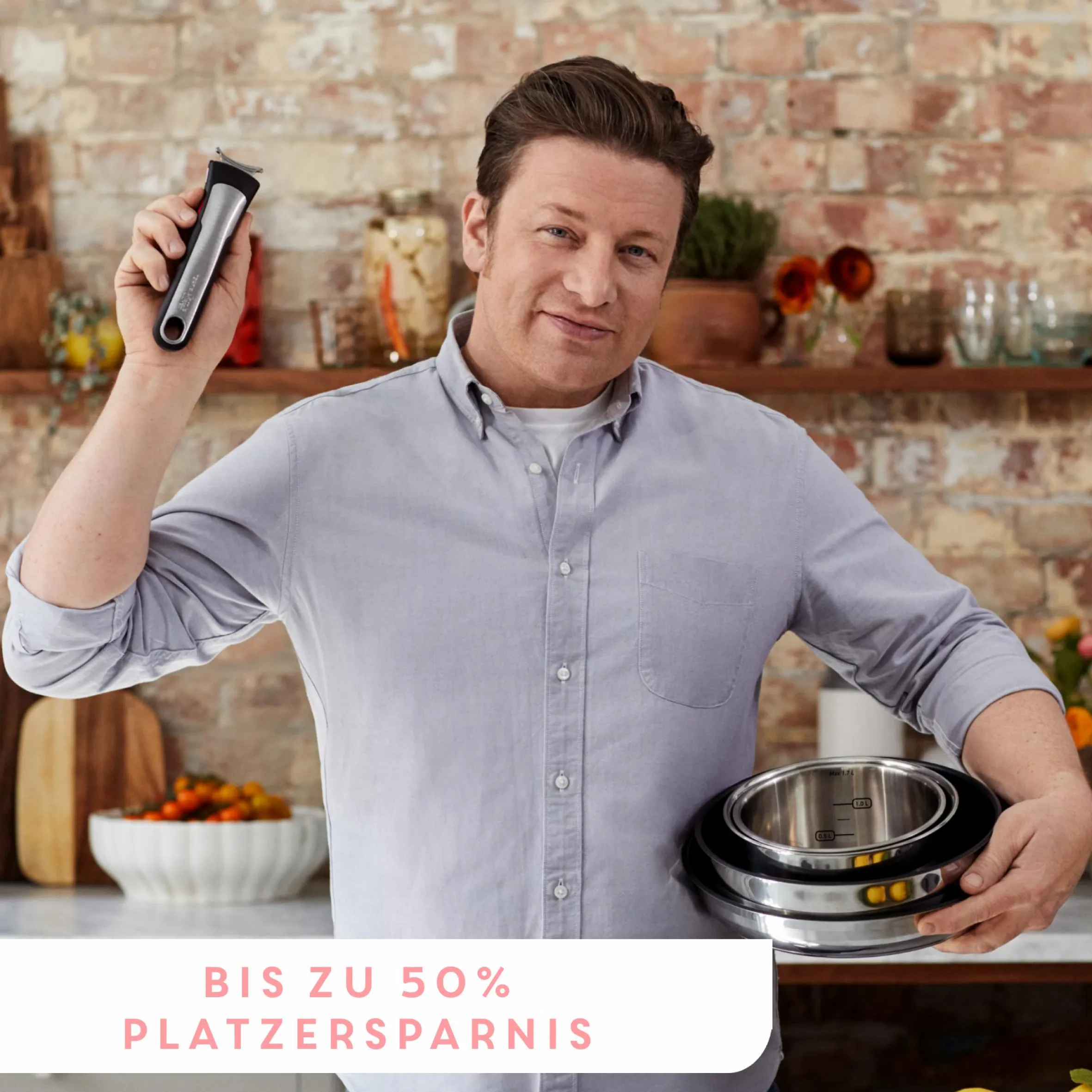 Jamie Oliver by Ingenio On 3-teiliges Set L97691|Tefal Best