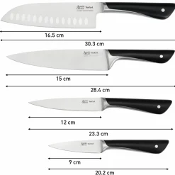 Jamie Oliver by Messer-Set 4 tlg. K267S4|Tefal Online