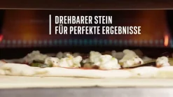 Jamie Oliver by Pizzaofen für Zuhause, Gas-Pizzaofen, 360° drehbarer Pizzastein|Tefal Clearance