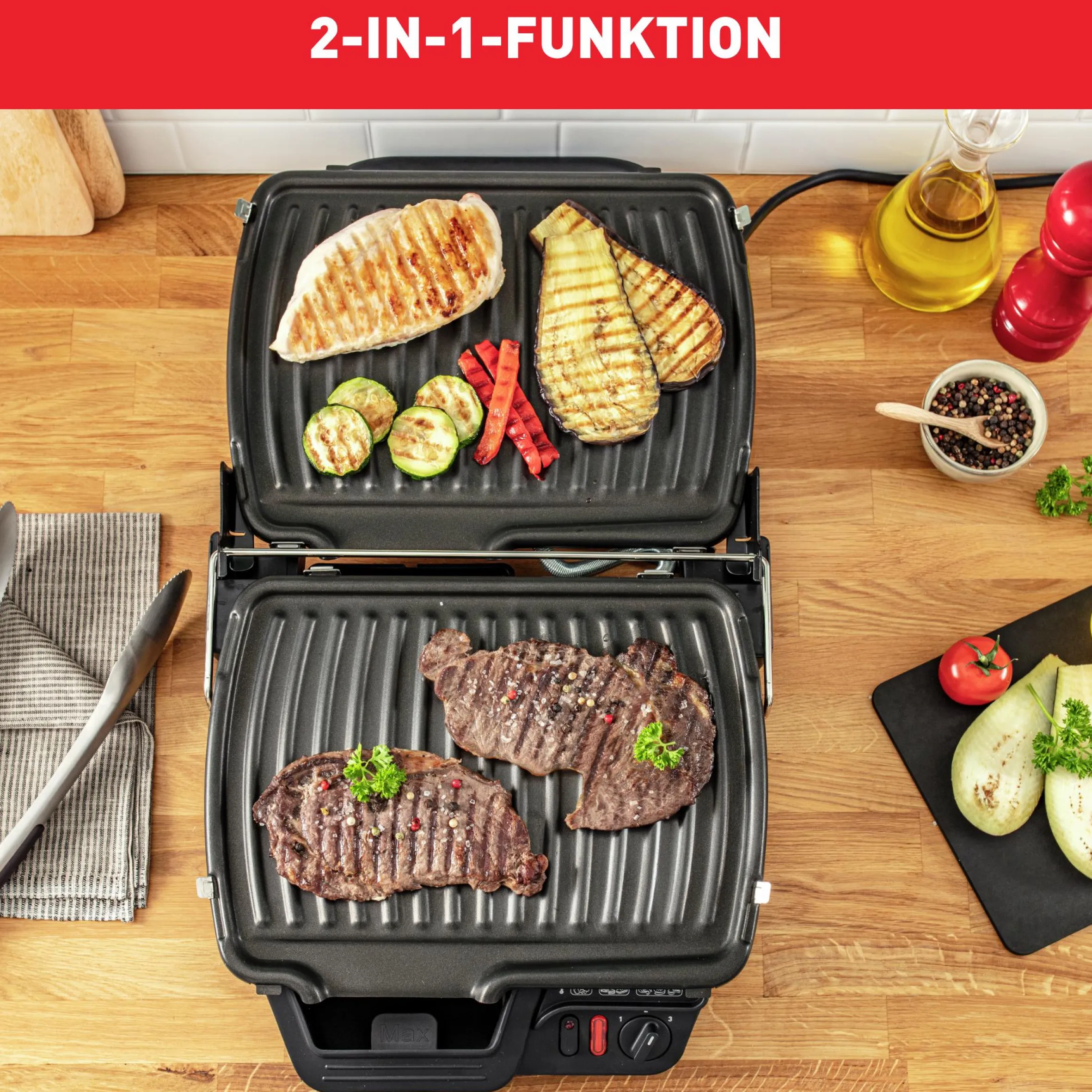 Kontaktgrill 2In1 GC3050|Tefal Best