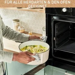 Lov Gusseisen Kochtopf 25cm beige, E25904|Tefal Discount