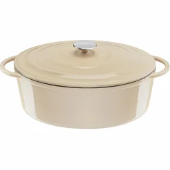 Lov Gusseisen Ovaler Bräter 34cm beige E25806|Tefal Best