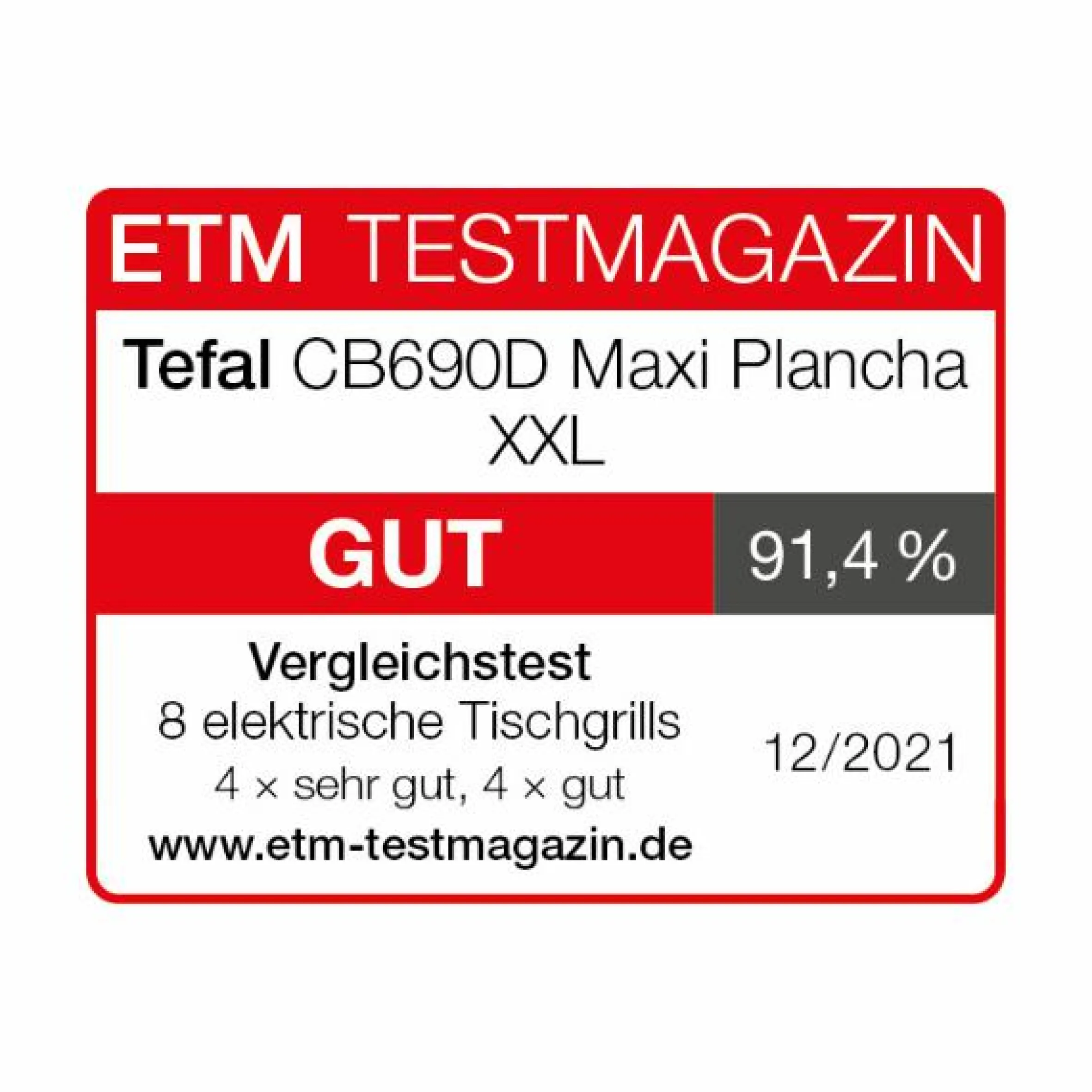 Maxi Plancha Tischgrill CB690D|Tefal Best