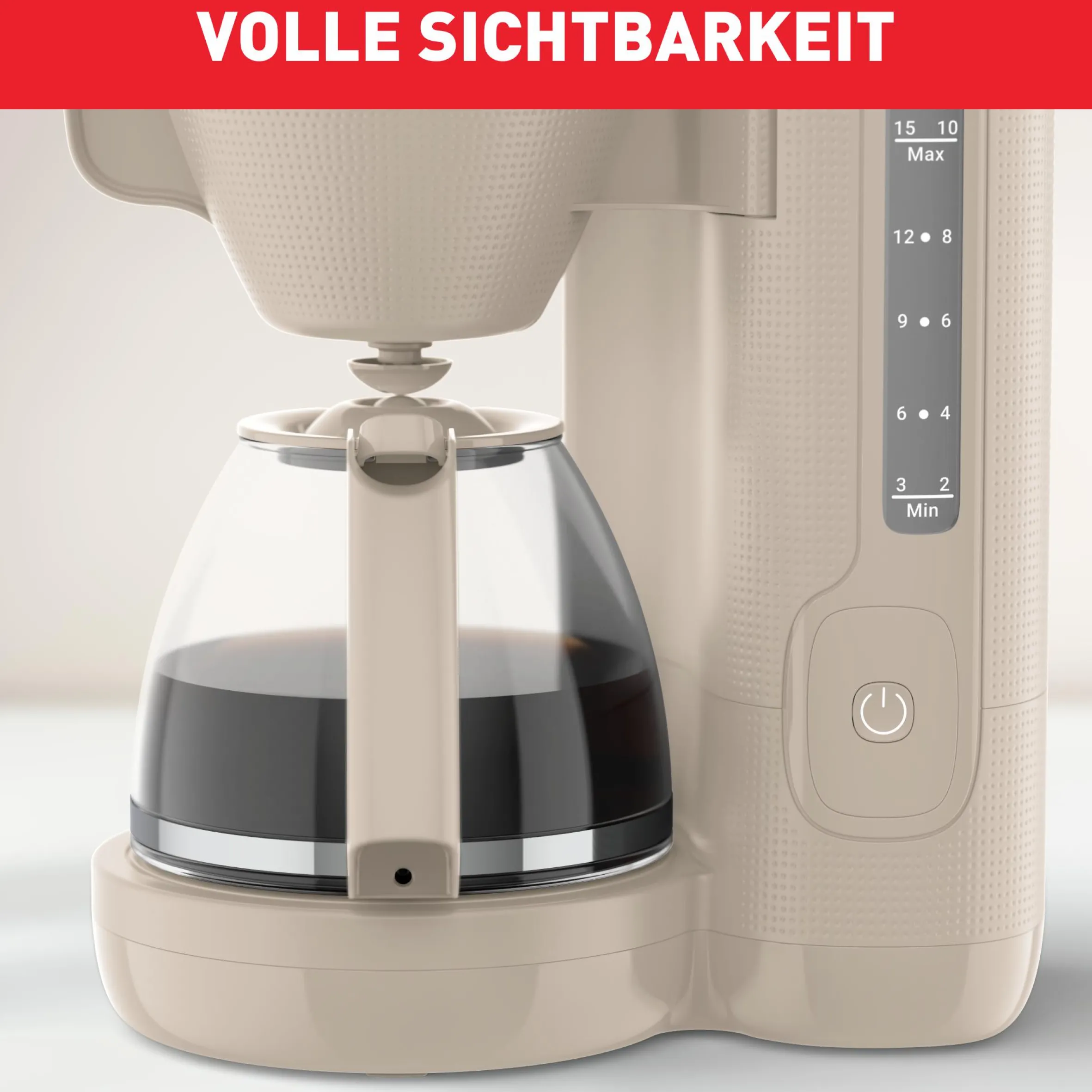Morning Filterkaffeemaschine Fair Grey CM2M0B|Tefal