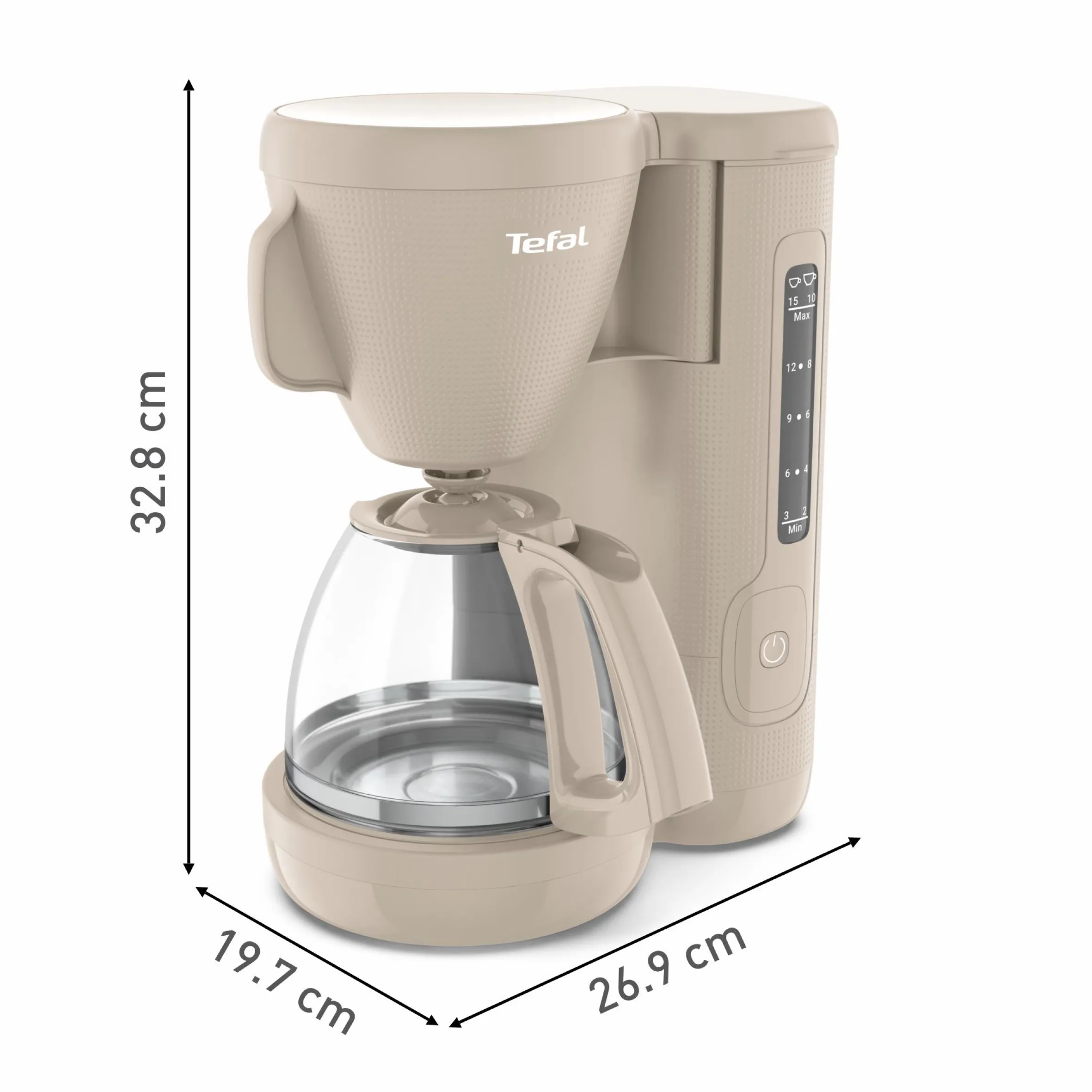 Morning Filterkaffeemaschine Fair Grey CM2M0B|Tefal