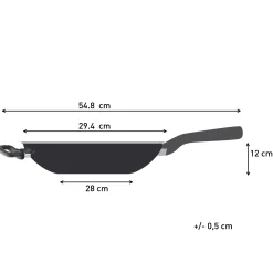 Nordica Edelstahl Wokpfanne 28cm, H87119|Tefal Clearance