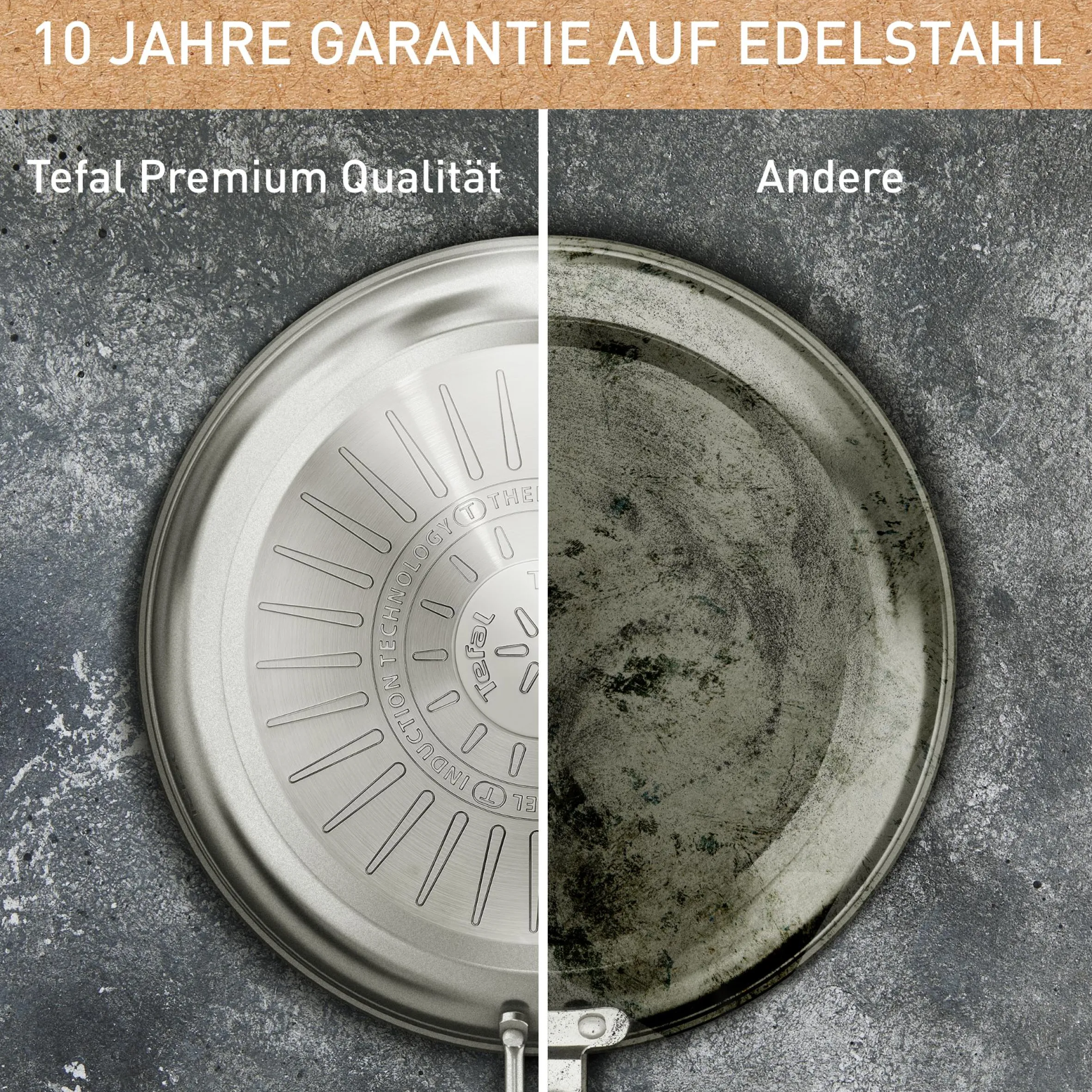 Nordica Edelstahl-Keramikpfanne 20cm, H87102|Tefal Online