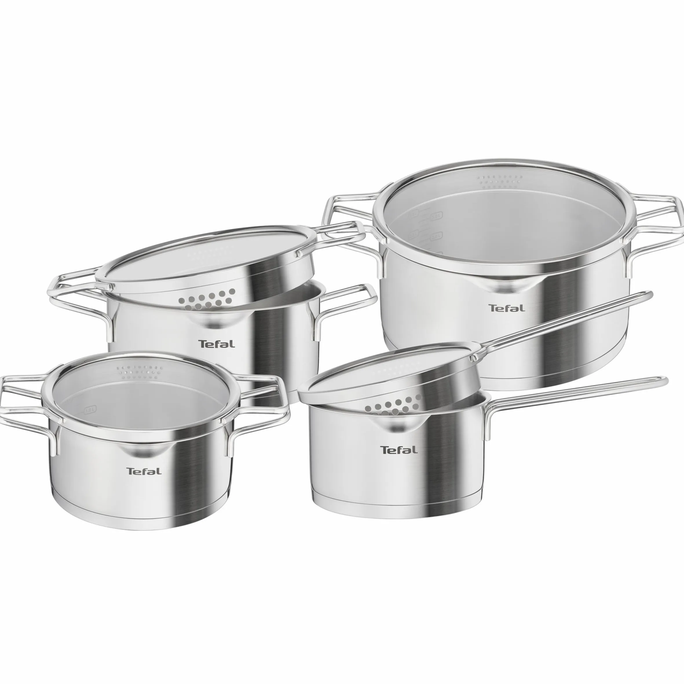 Nordica 8-teiliges Kochgeschirr-Set H852S8|Tefal Clearance
