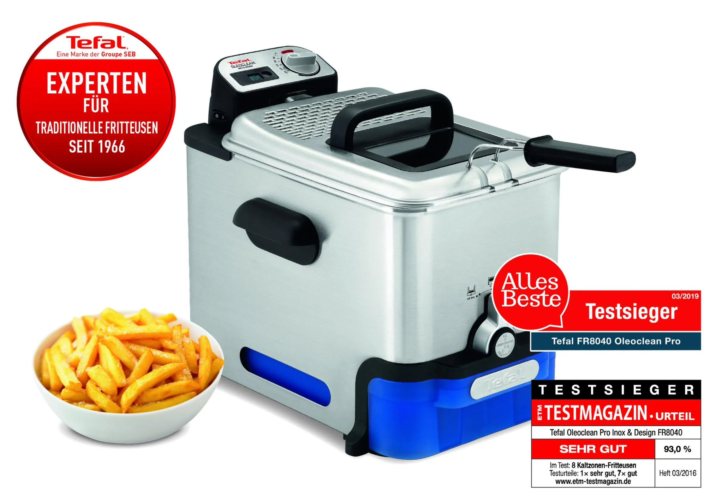 Oleoclean Pro Fritteuse FR8040|Tefal Online