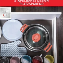 Opti Space 6-teiliges Kochtopf-Set G720S6|Tefal Sale
