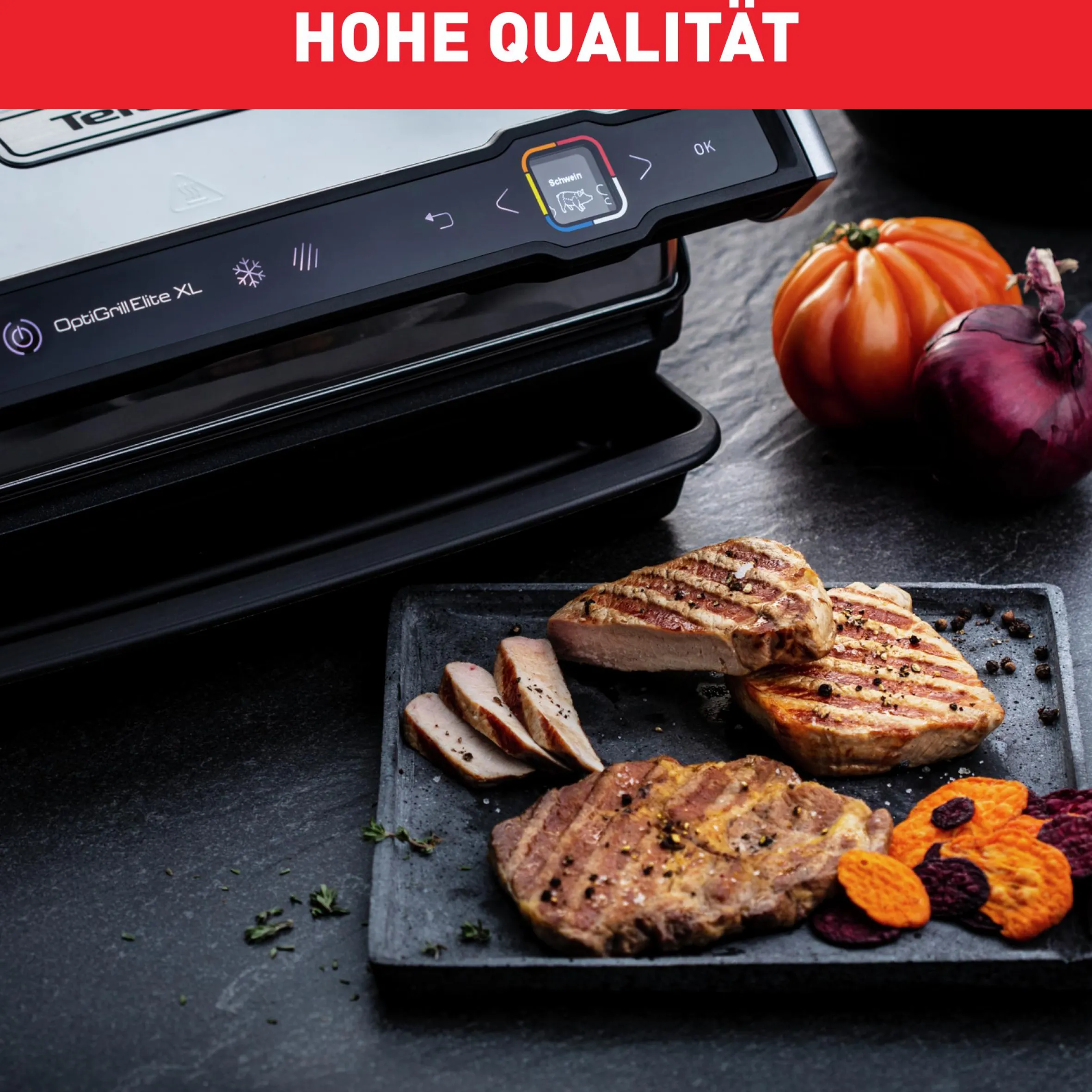 OptiGrill Elite XL Kontaktgrill GC760D|Tefal Clearance