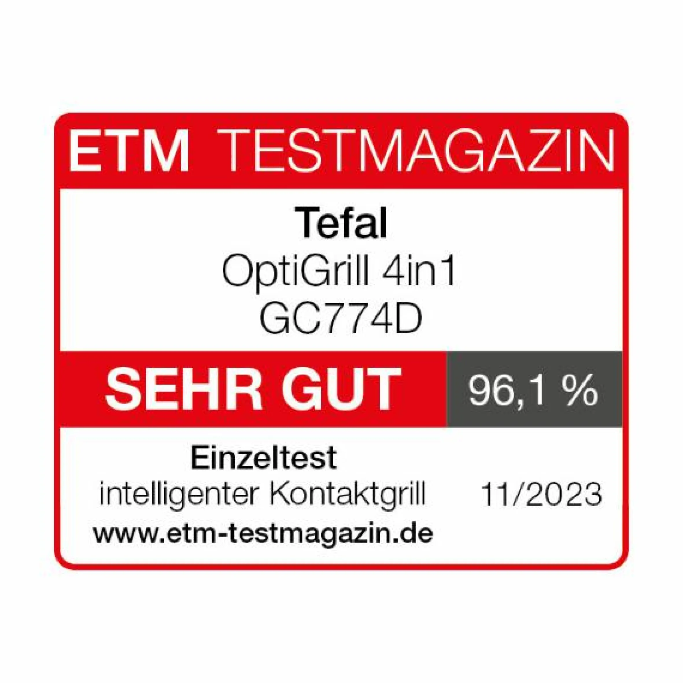 OptiGrill 4in1 Kontaktgrill GC774D|Tefal Online