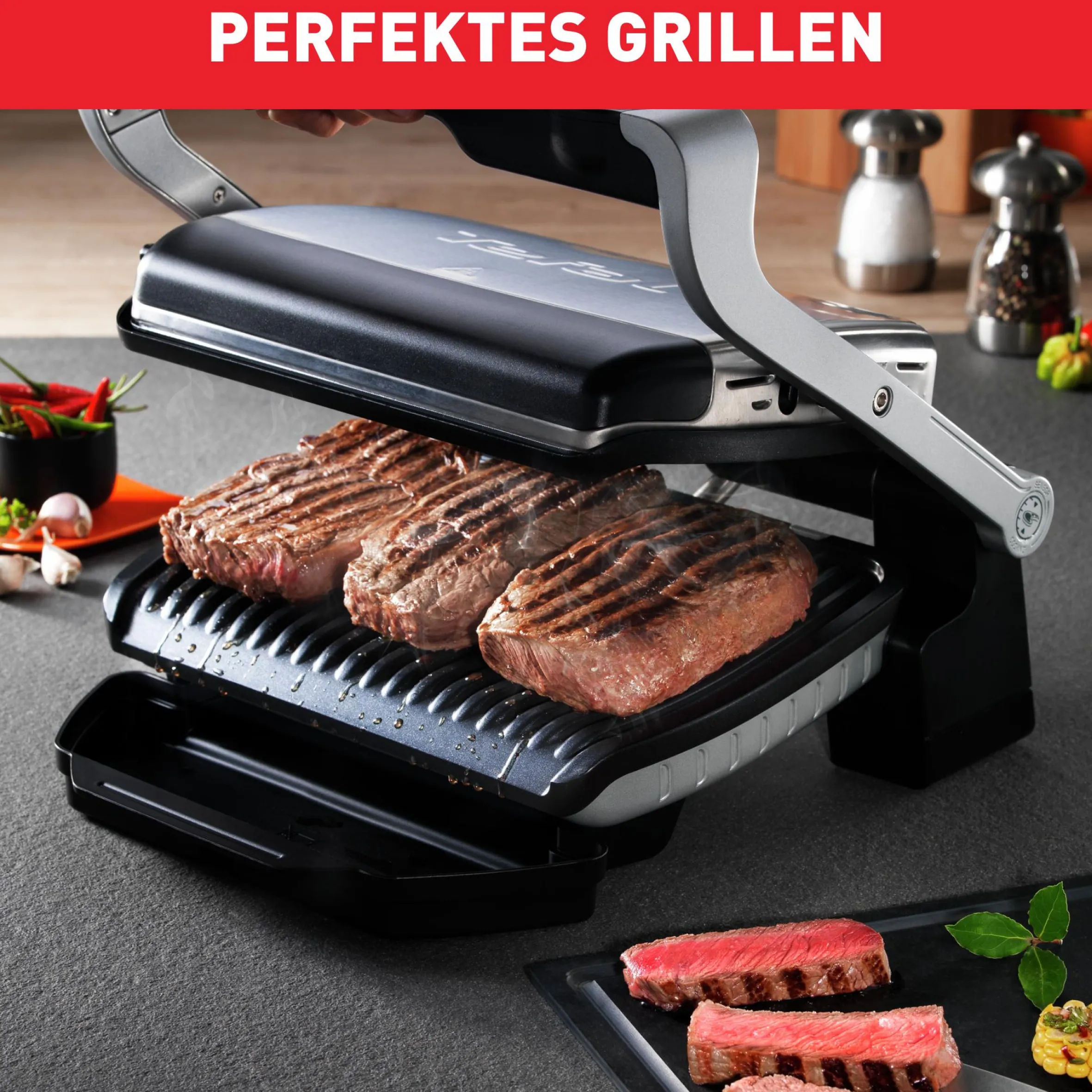 OptiGrill Kontaktgrill GC705D|Tefal Clearance