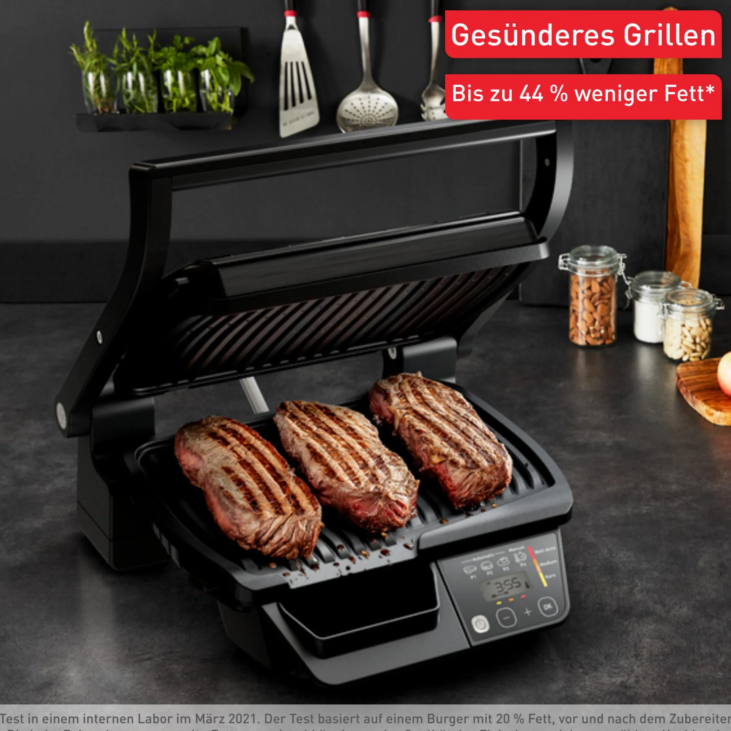 OptiGrill Kontaktgrill GC7P08|Tefal