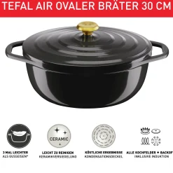 Ovaler Bräter 30x23 cm E25589|Tefal Best