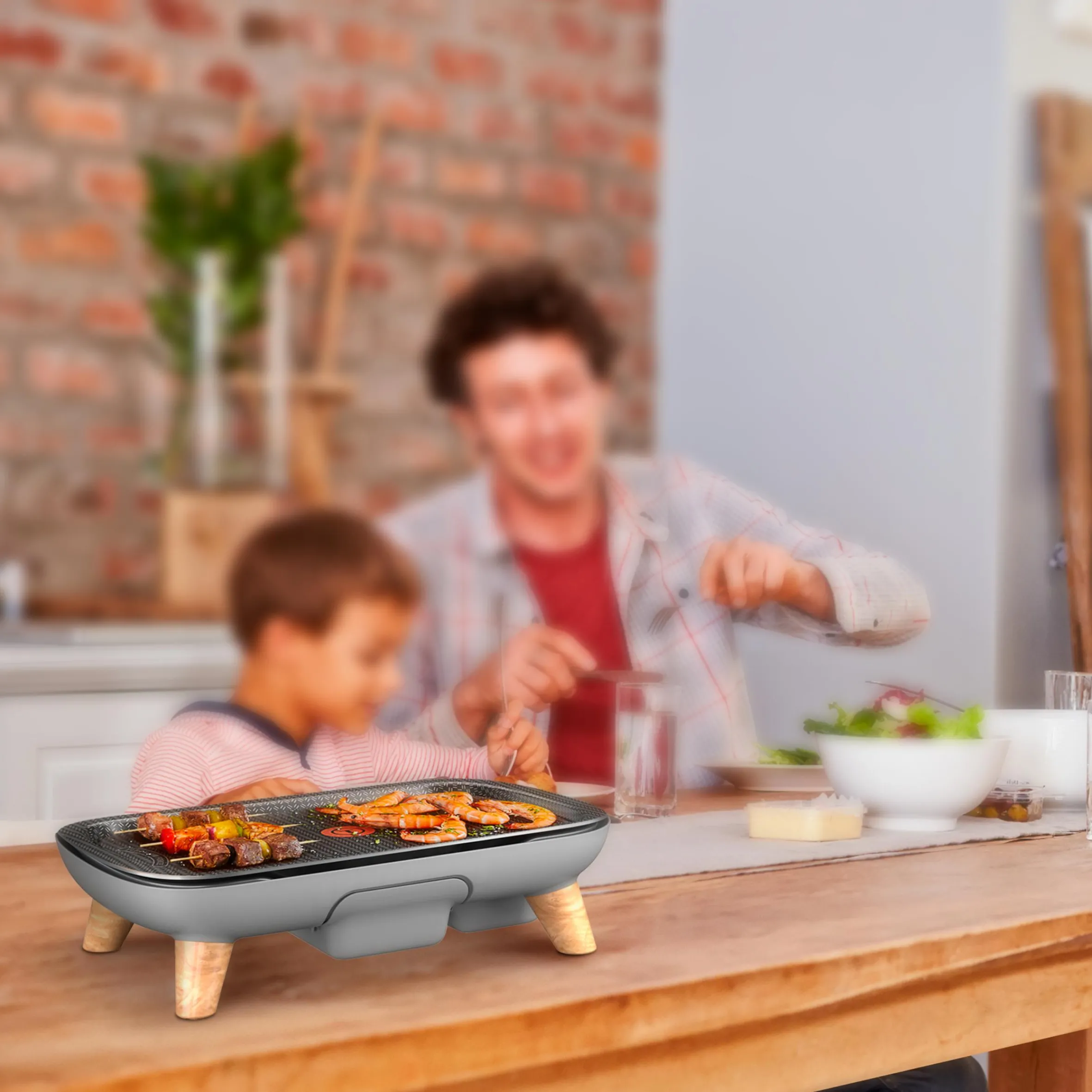 Plancha Des Saveurs Gourmet Elektrogrill CB658P|Tefal Hot