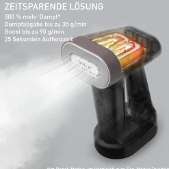 Pure Force, Dampfglätter, 2-in-1 Dampfglätten und Bügeln|Tefal Discount