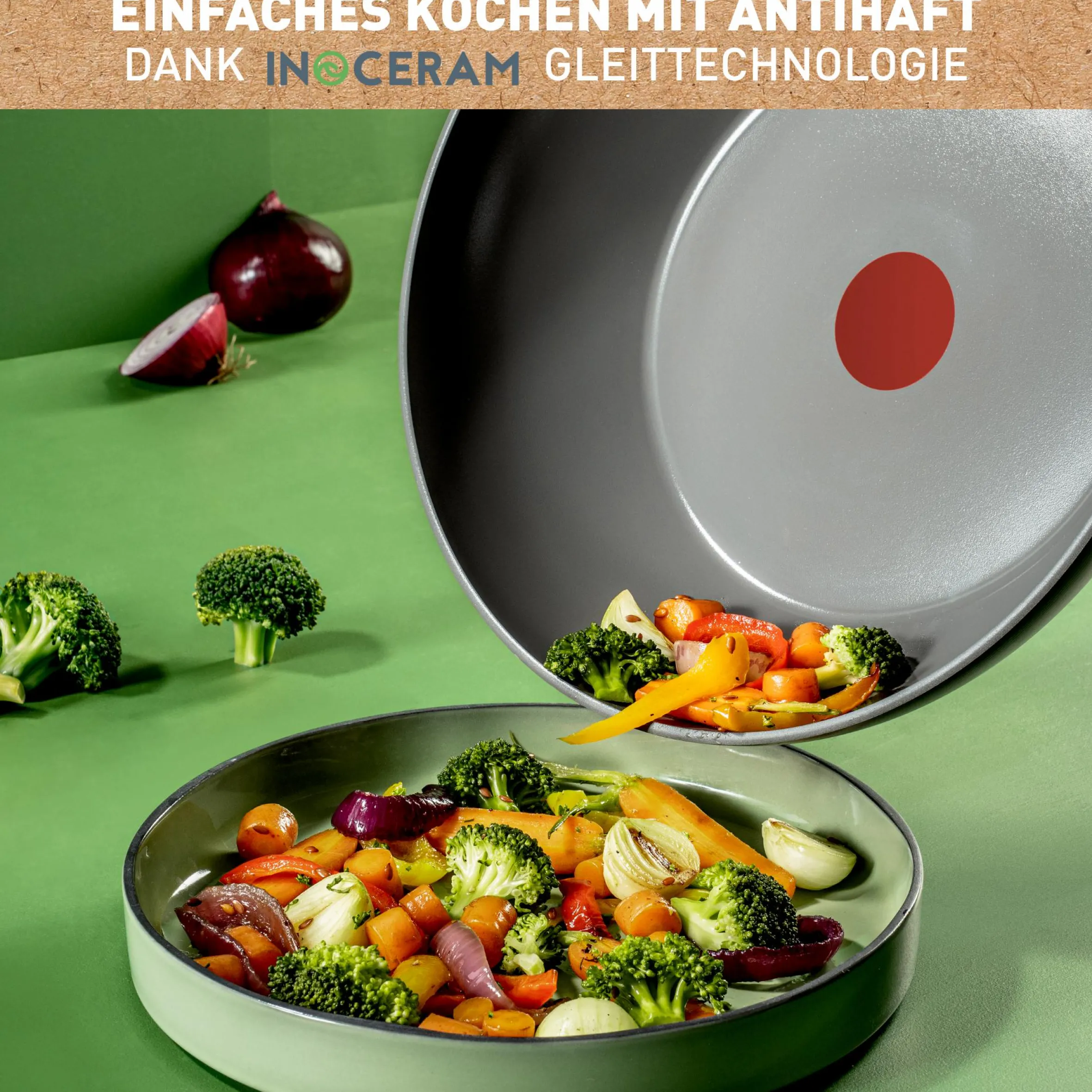 Renew On Keramik-Wokpfanne 28cm C42719|Tefal