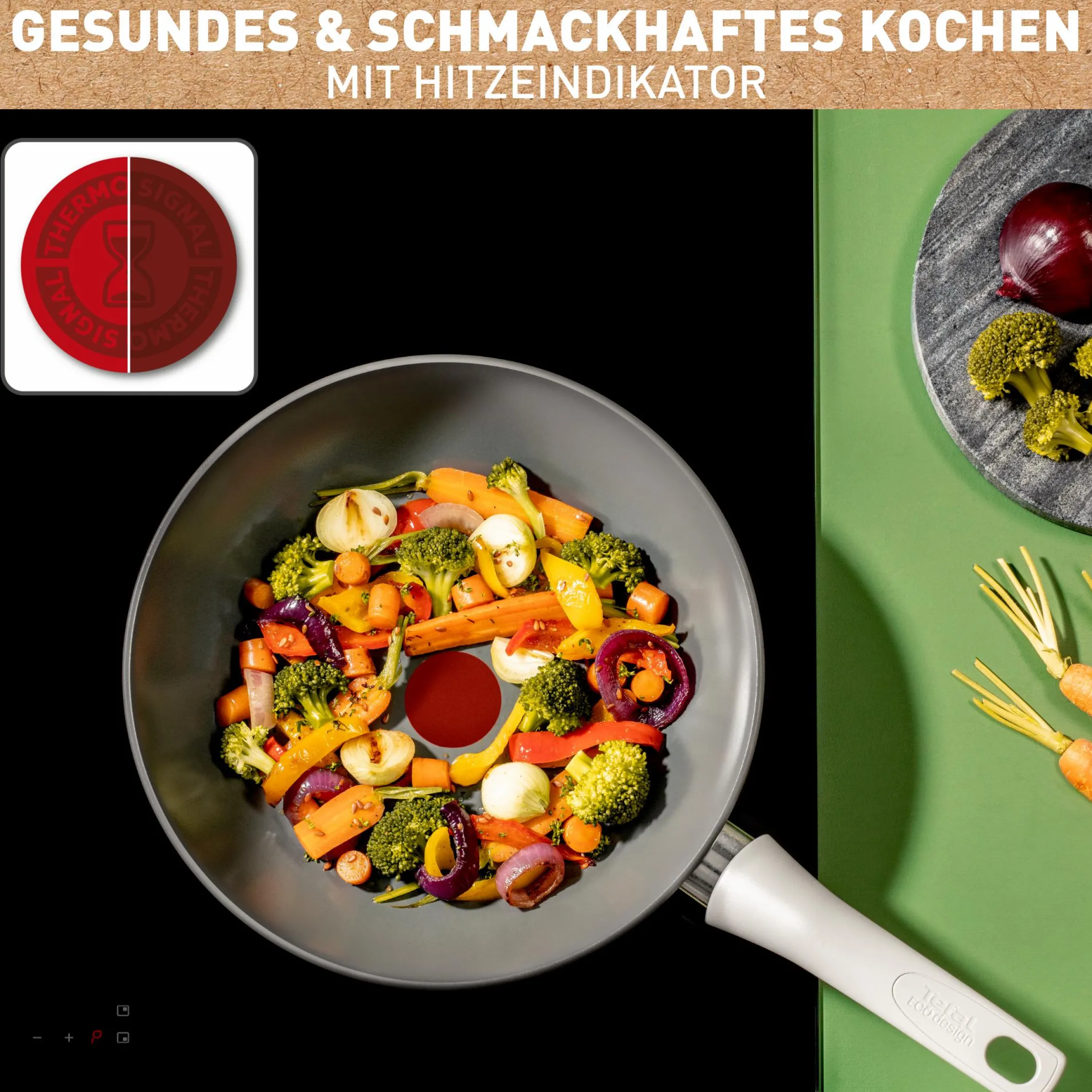 Renew On Keramik-Wokpfanne 28cm C42719|Tefal
