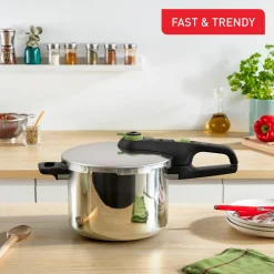 Secure Trendy Schnellkochtopf mit Korb 6 L P25807|Tefal Best