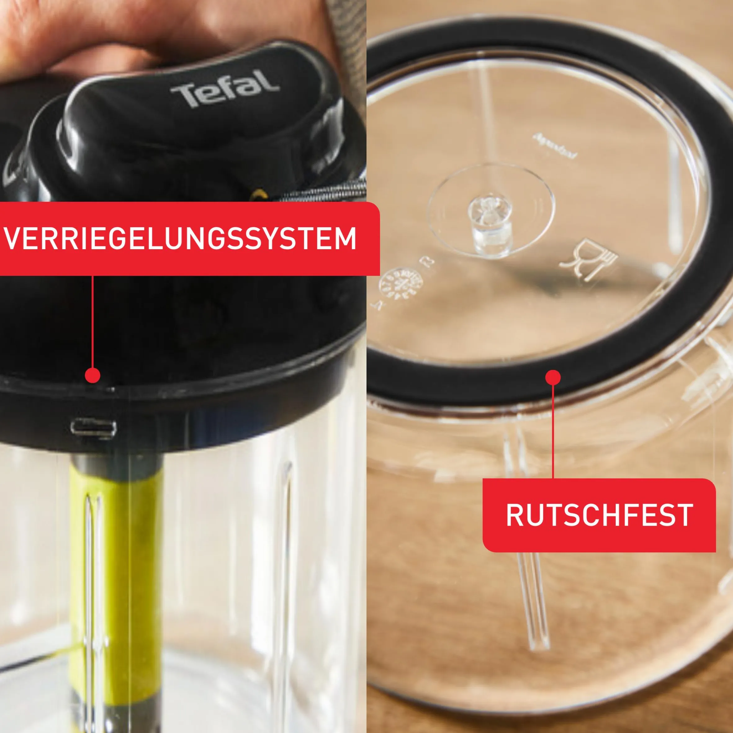 5-Sekunden-Zerkleinerer 900 ml K13204|Tefal Outlet