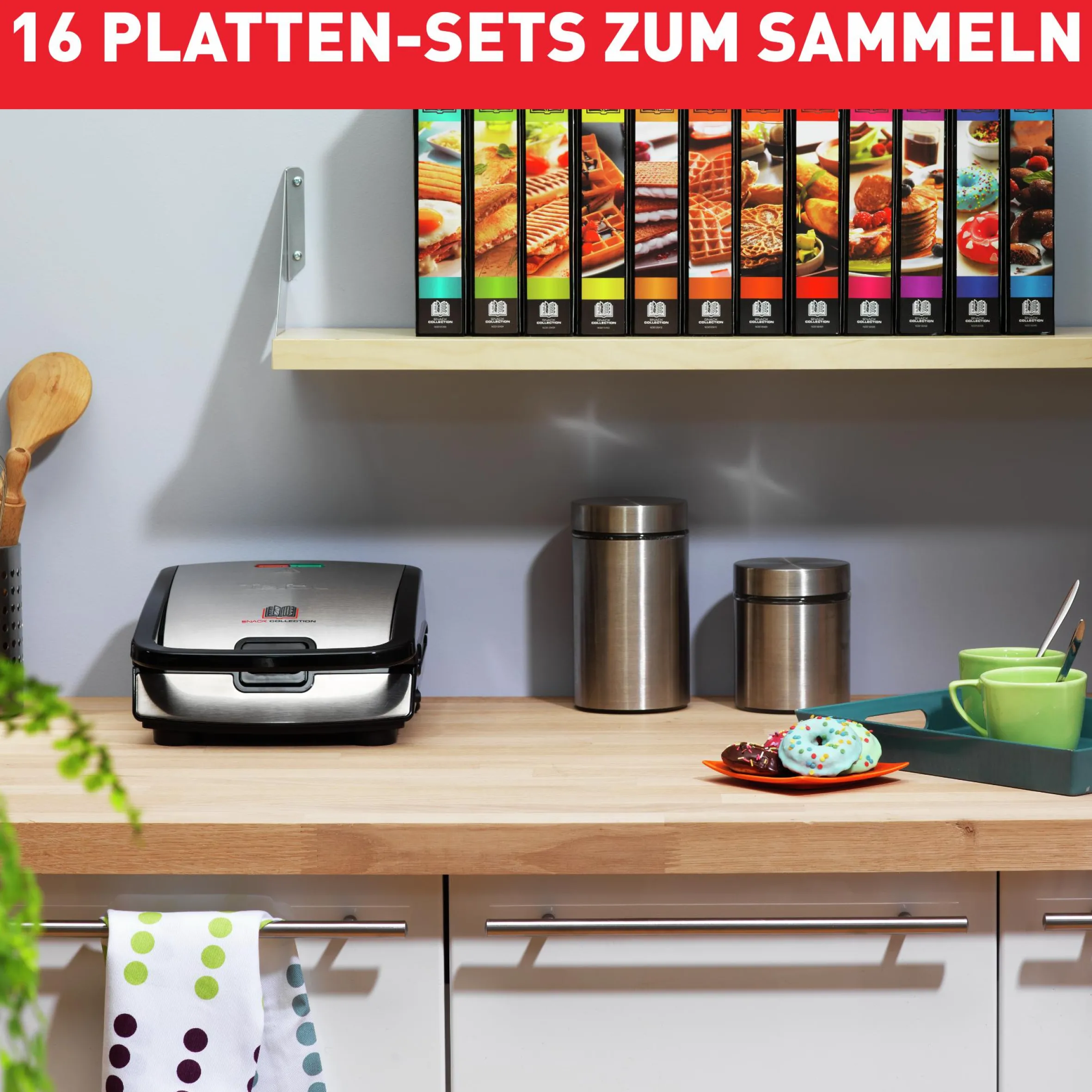 Snack Collection Sandwichmaker & Waffeleisen SW852D|Tefal