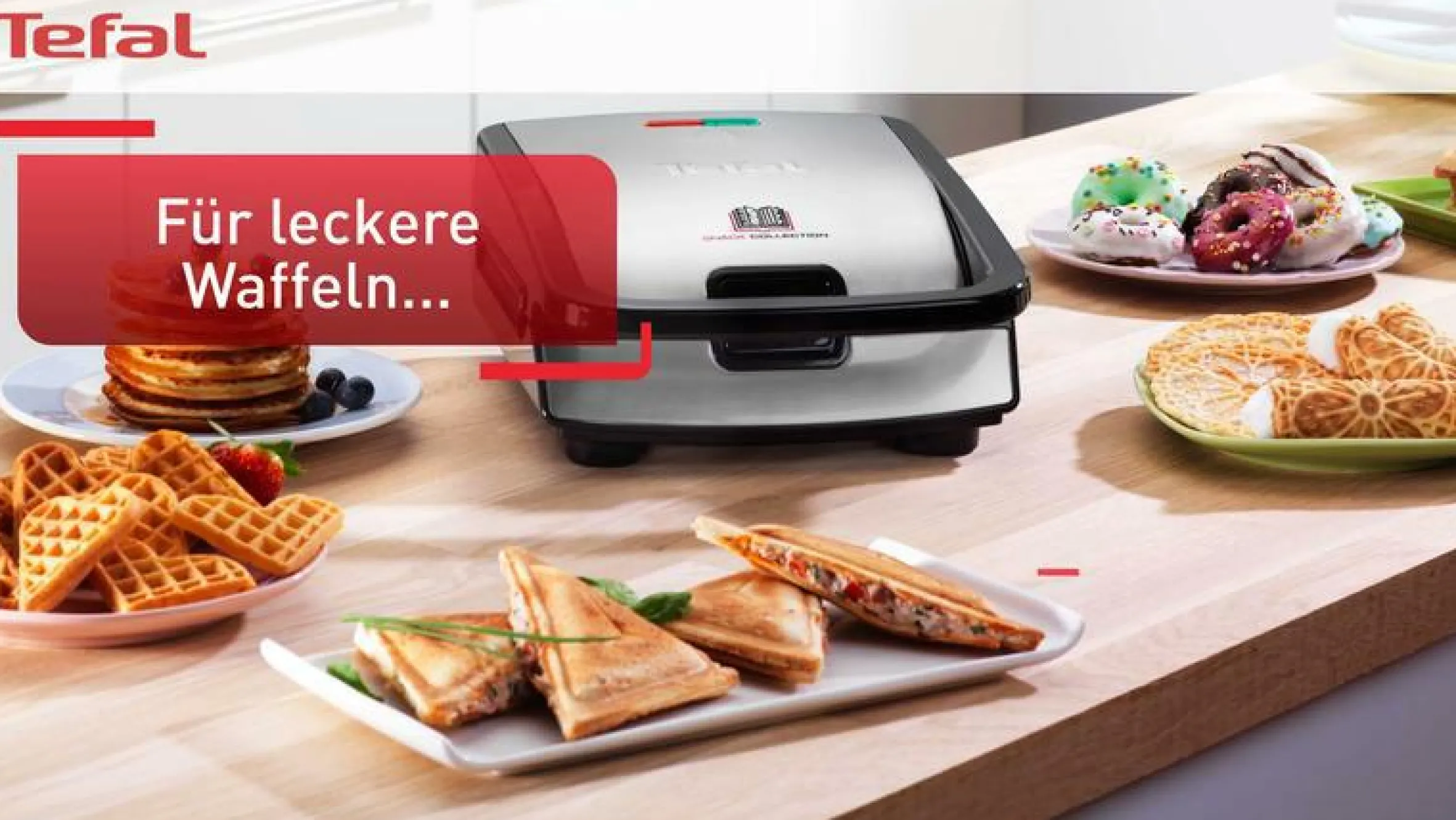Snack Collection Sandwichmaker & Waffeleisen SW852D|Tefal
