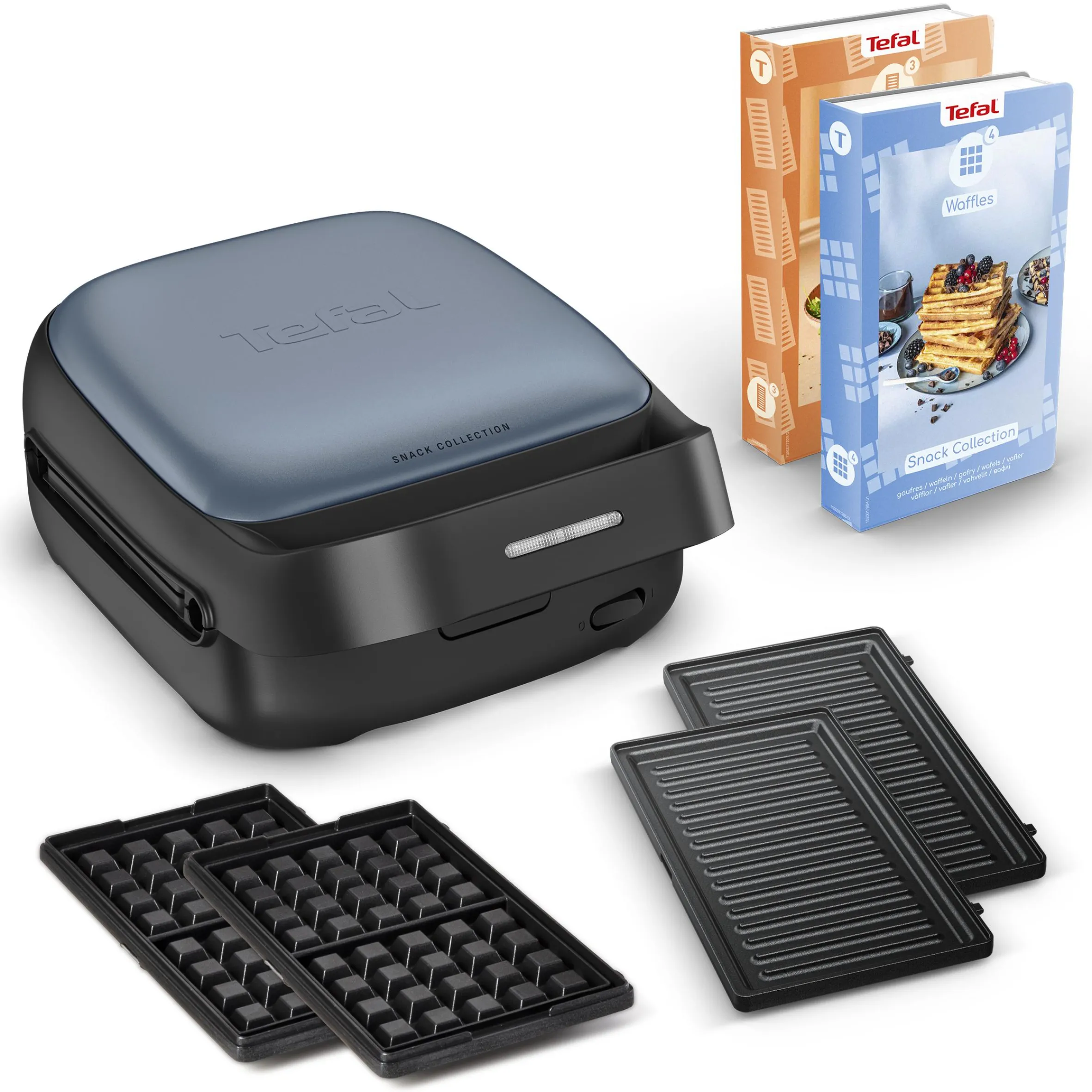 Snack Collection, Sandwich & Waffle Maker, 20 verfügbare Platten-Sets, süße und herzhafte Rezepte|Tefal Clearance