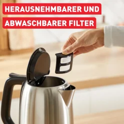Subito, Elektrischer Wasserkocher, Ein-Tassen-Indikator, Einhändiges Öffnen|Tefal New