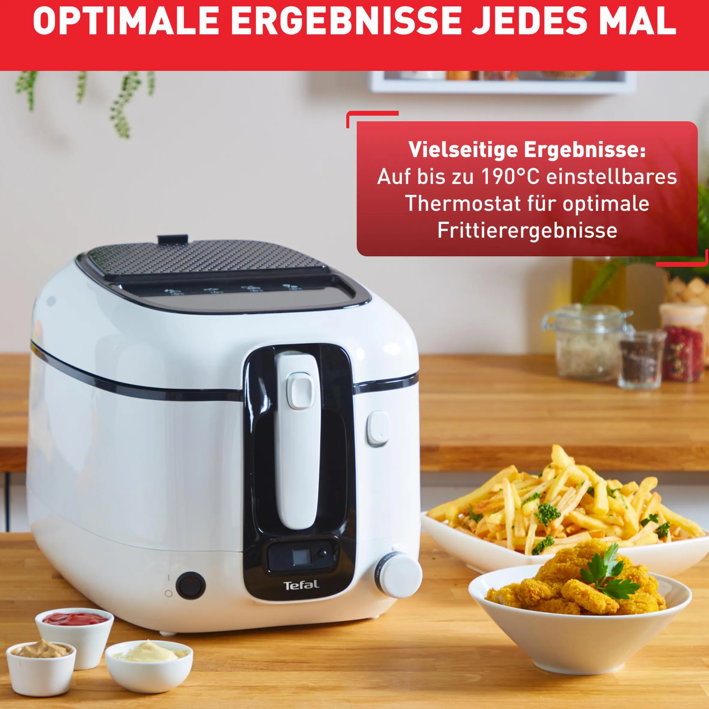 Super Uno mit Timer Fritteuse FR3140|Tefal Hot