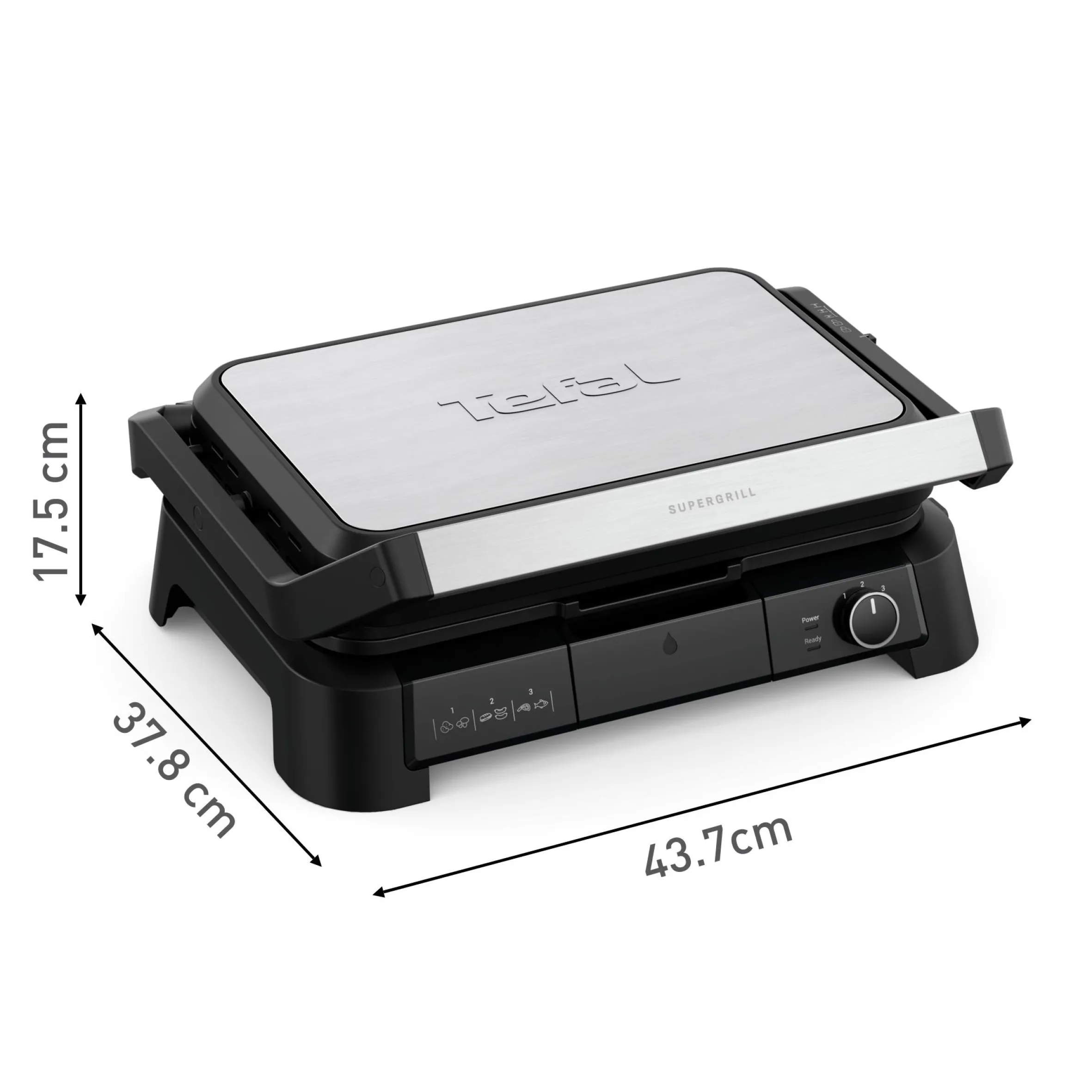SuperGrill 3in1 XL, Kontaktgrill, Barbecue- & Ofenposition|Tefal Online