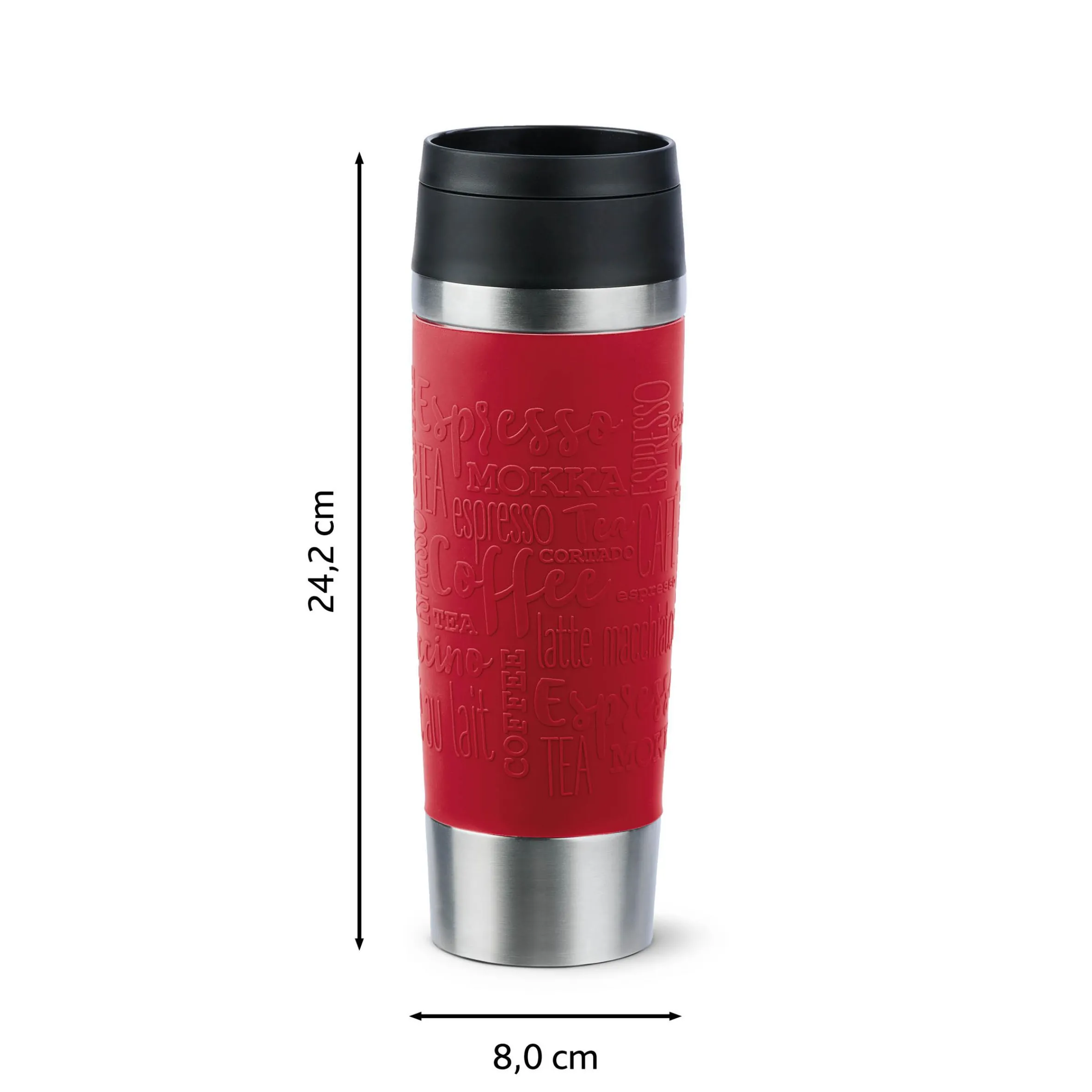 TRAVEL MUG CLASSIC ISOLIERBECHER 0,5L DUNKELROT N20222|Tefal Outlet