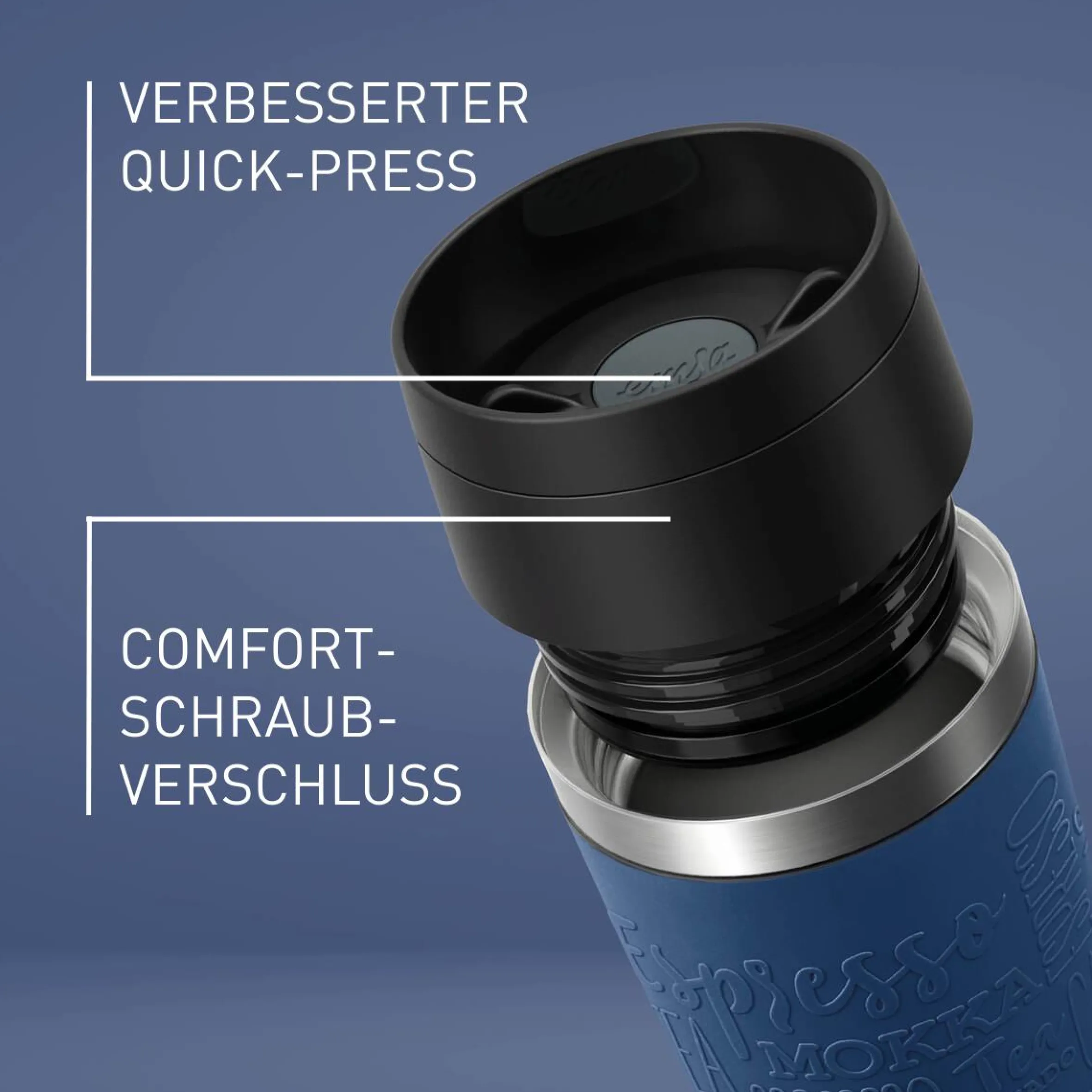 TRAVEL MUG CLASSIC ISOLIERBECHER 0,5L DUNKELBLAU N20221|Tefal Clearance