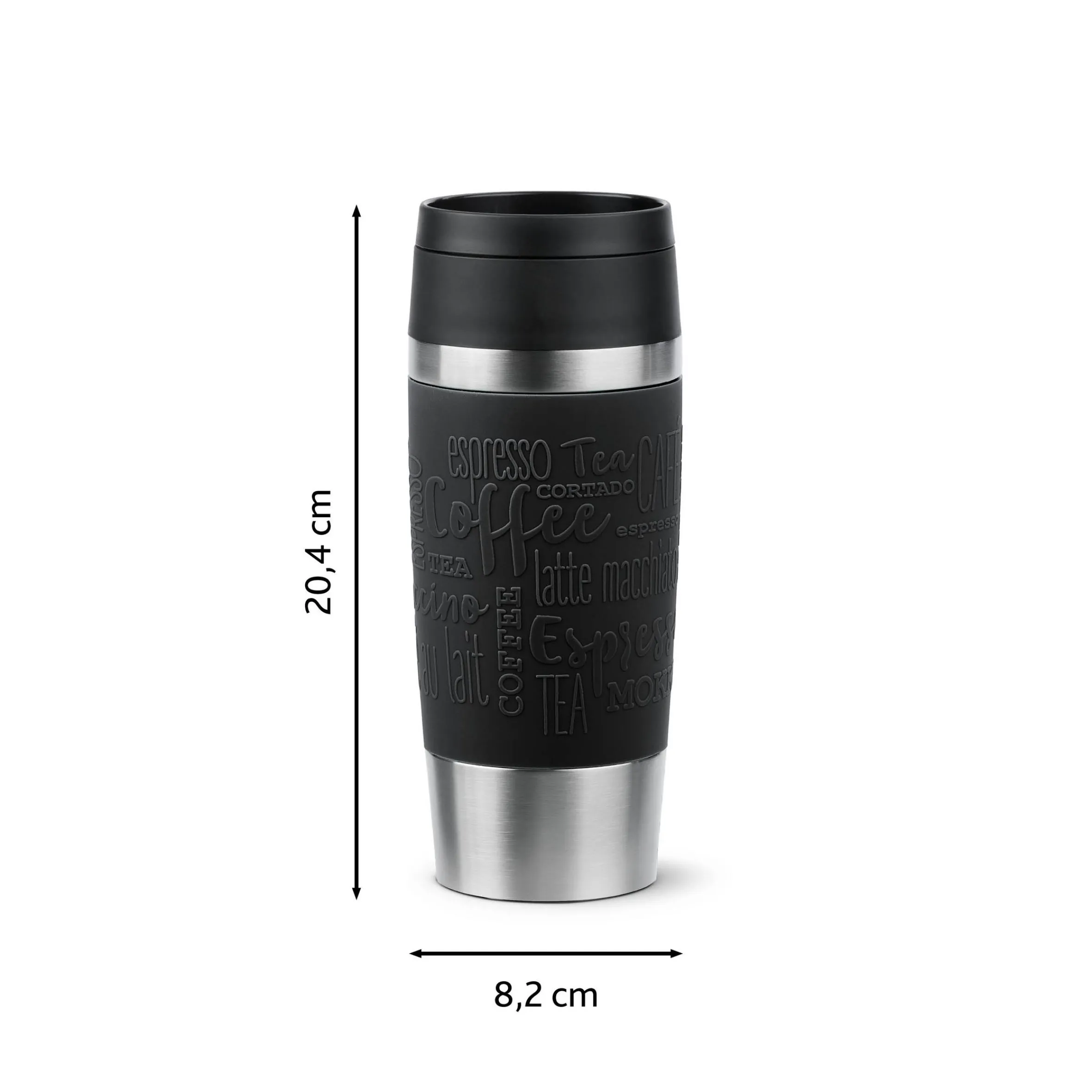 TRAVEL MUG CLASSIC ISOLIERBECHER 0,36L SCHWARZ N20202|Tefal
