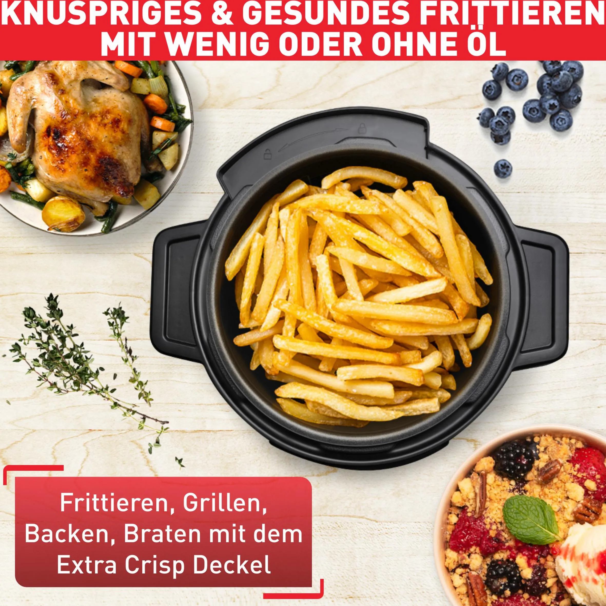 Turbo Cuisine & Fry Multikocher CY7788|Tefal Clearance