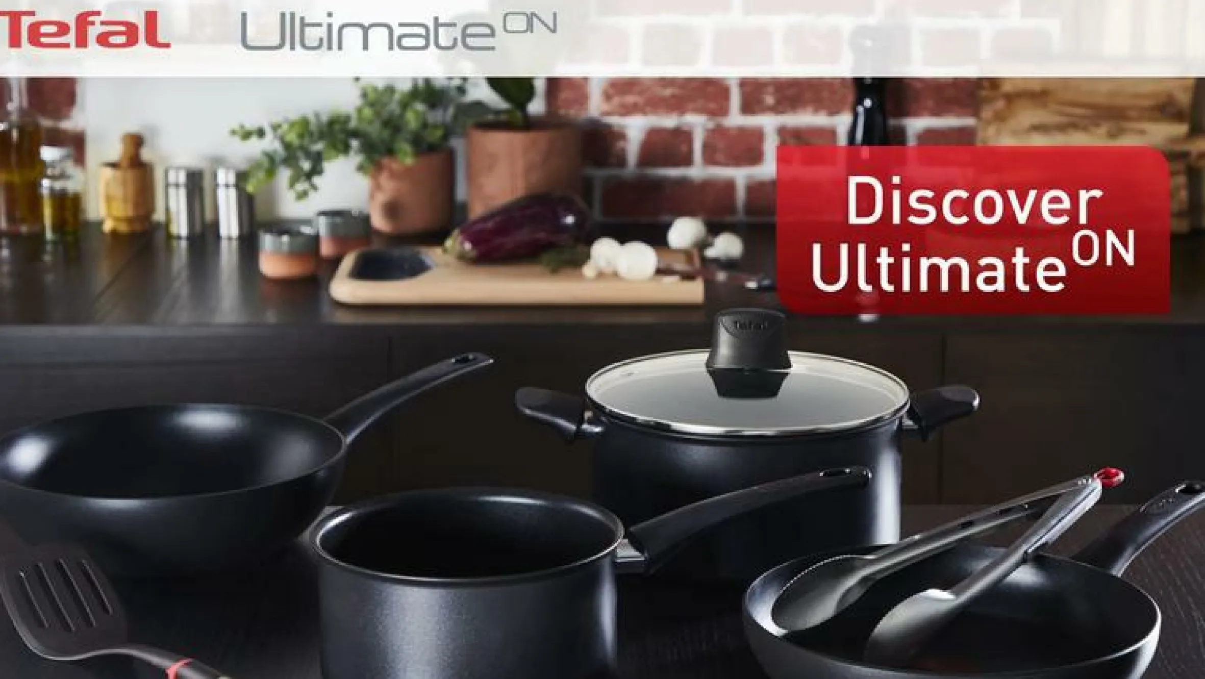 Ultimate On 2-teiliges Bratpfannenset 20/26 cm G26090|Tefal Hot
