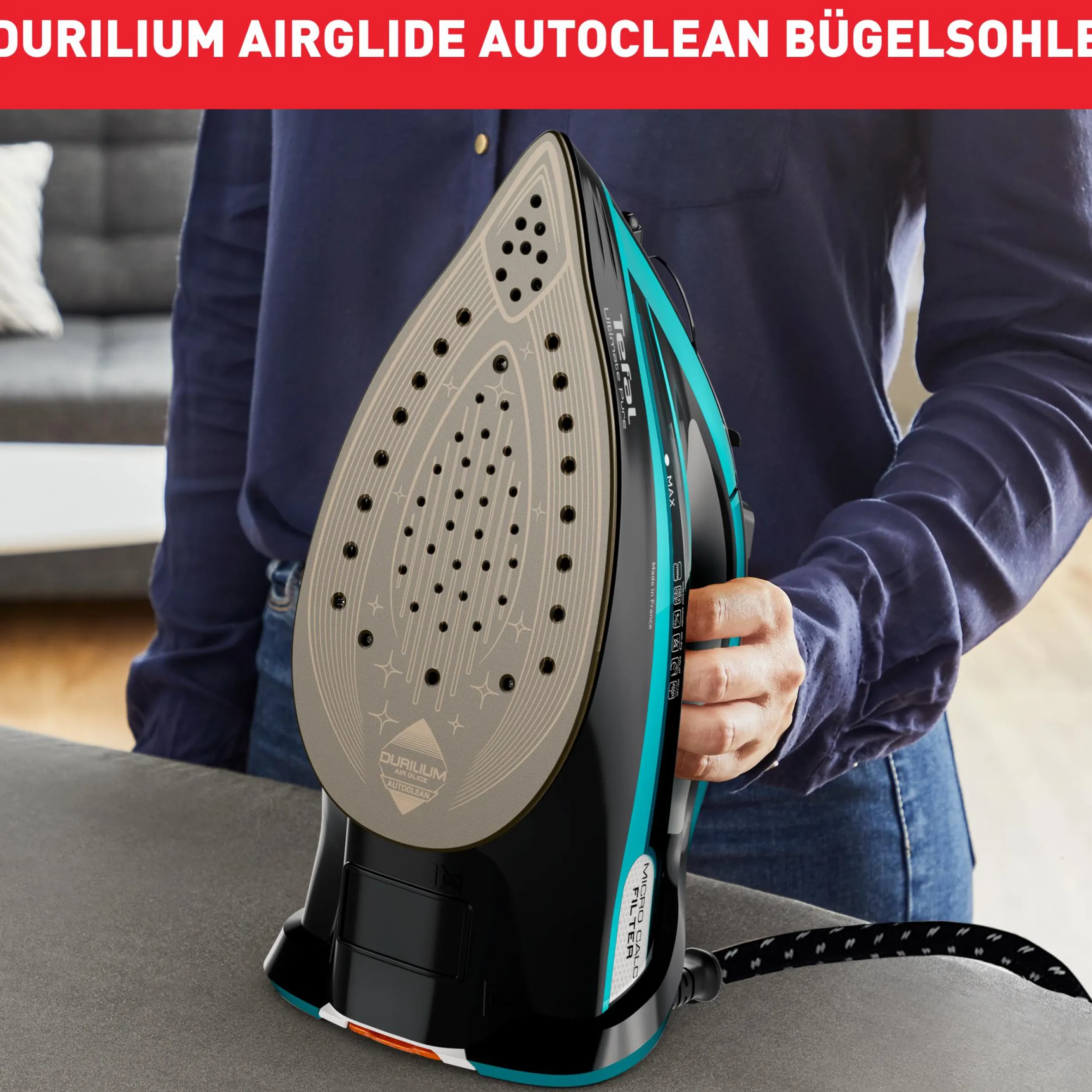 Ultimate Pure Dampfbügeleisen FV9844|Tefal