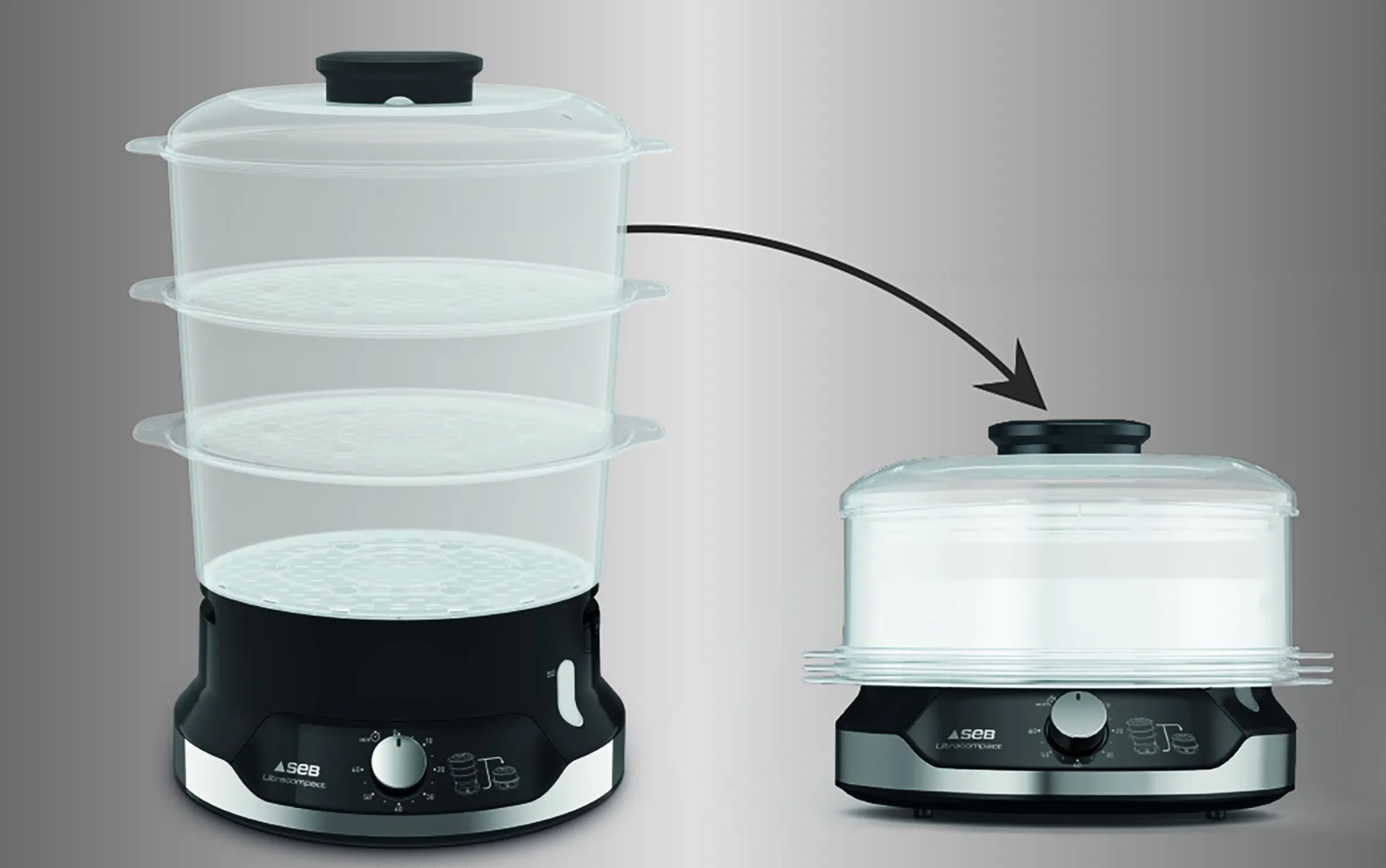 Ultracompact Dampfgarer VC2048|Tefal Outlet