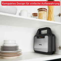 UltraCompact 3in1 Sandwichmaker, Waffeleisen & Panini-Toaster SW383D|Tefal Outlet