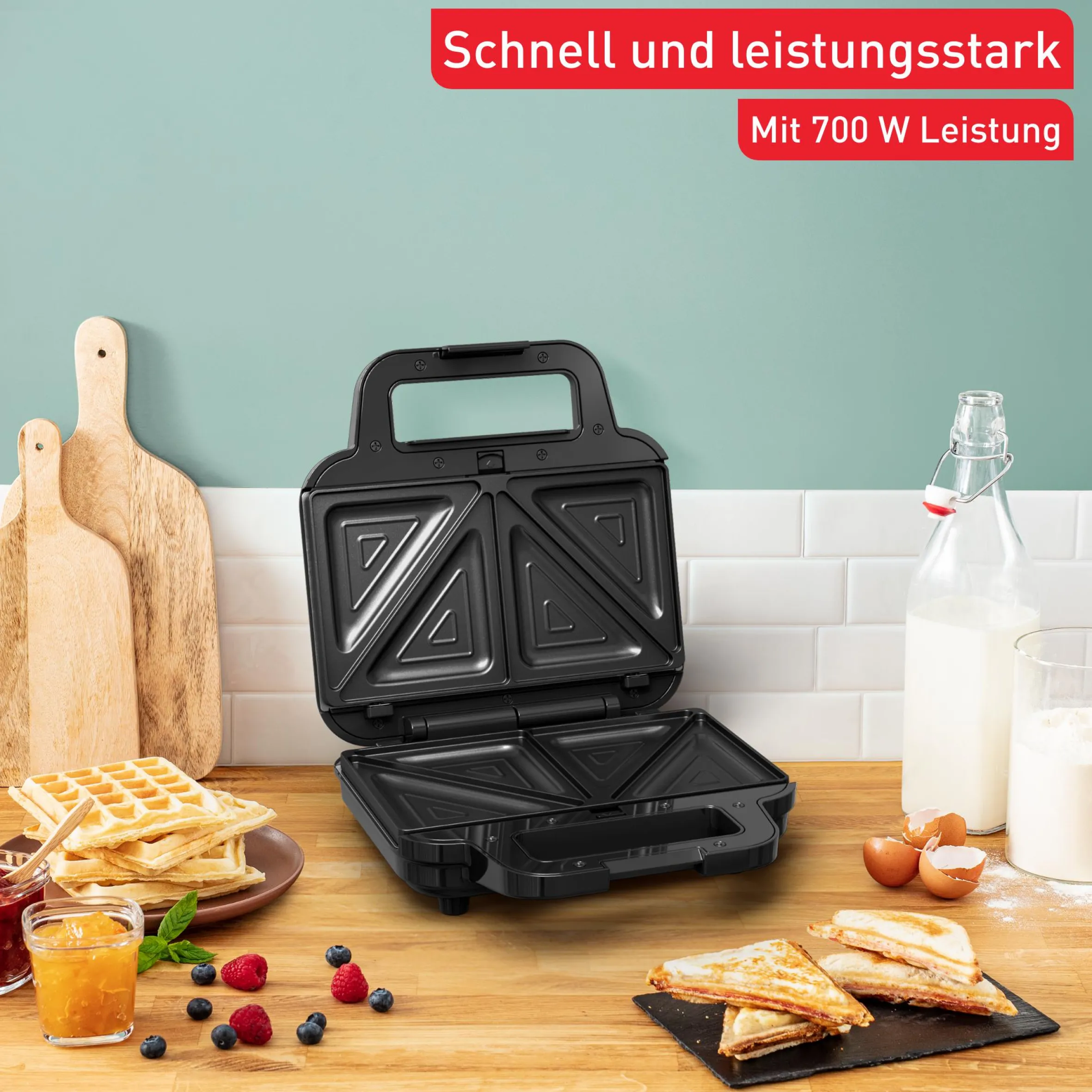 UltraCompact 3in1 Sandwichmaker, Waffeleisen & Panini-Toaster SW383D|Tefal Outlet