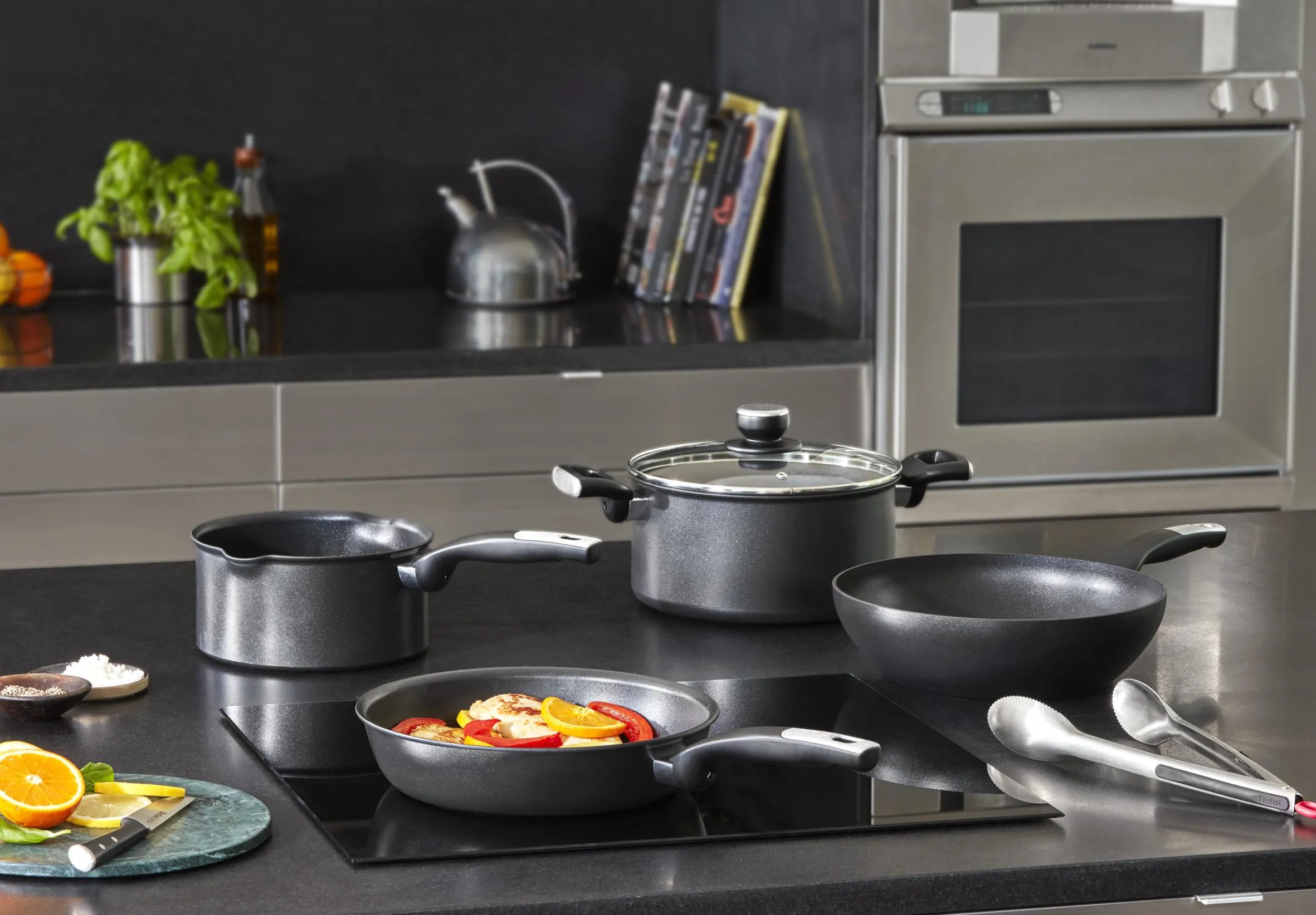 Unlimited 3-teiliges Pfannenset G25591|Tefal Hot