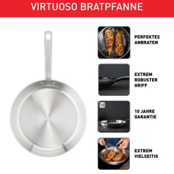 Virtuoso Pfanne unversiegelt 28cm E49206|Tefal Clearance
