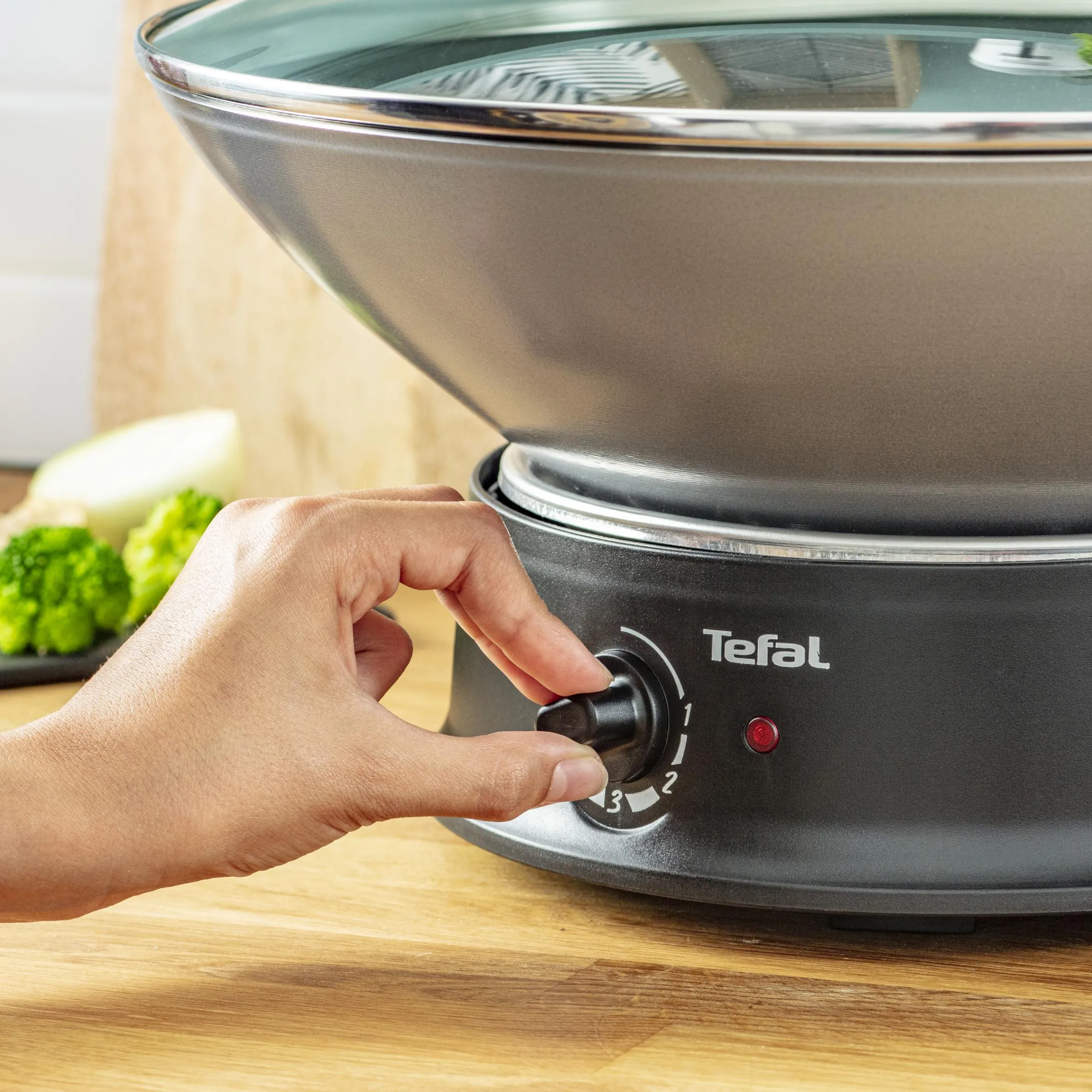 Wok mit Glasdeckel WO3000|Tefal