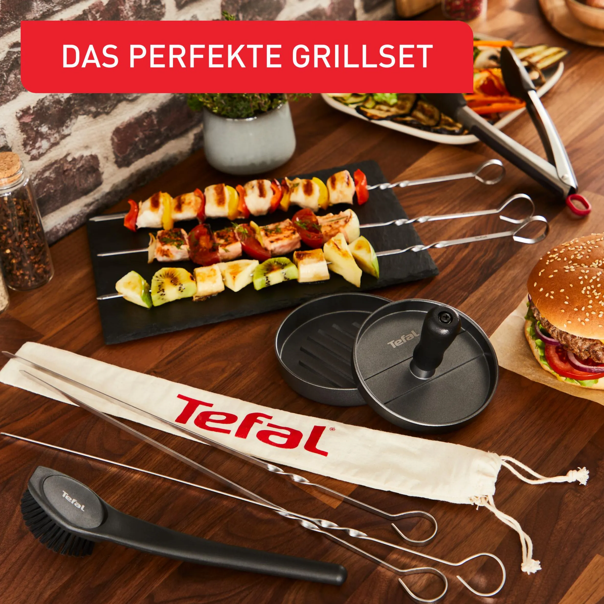 XL-Grillspieße K185S7|Tefal Hot